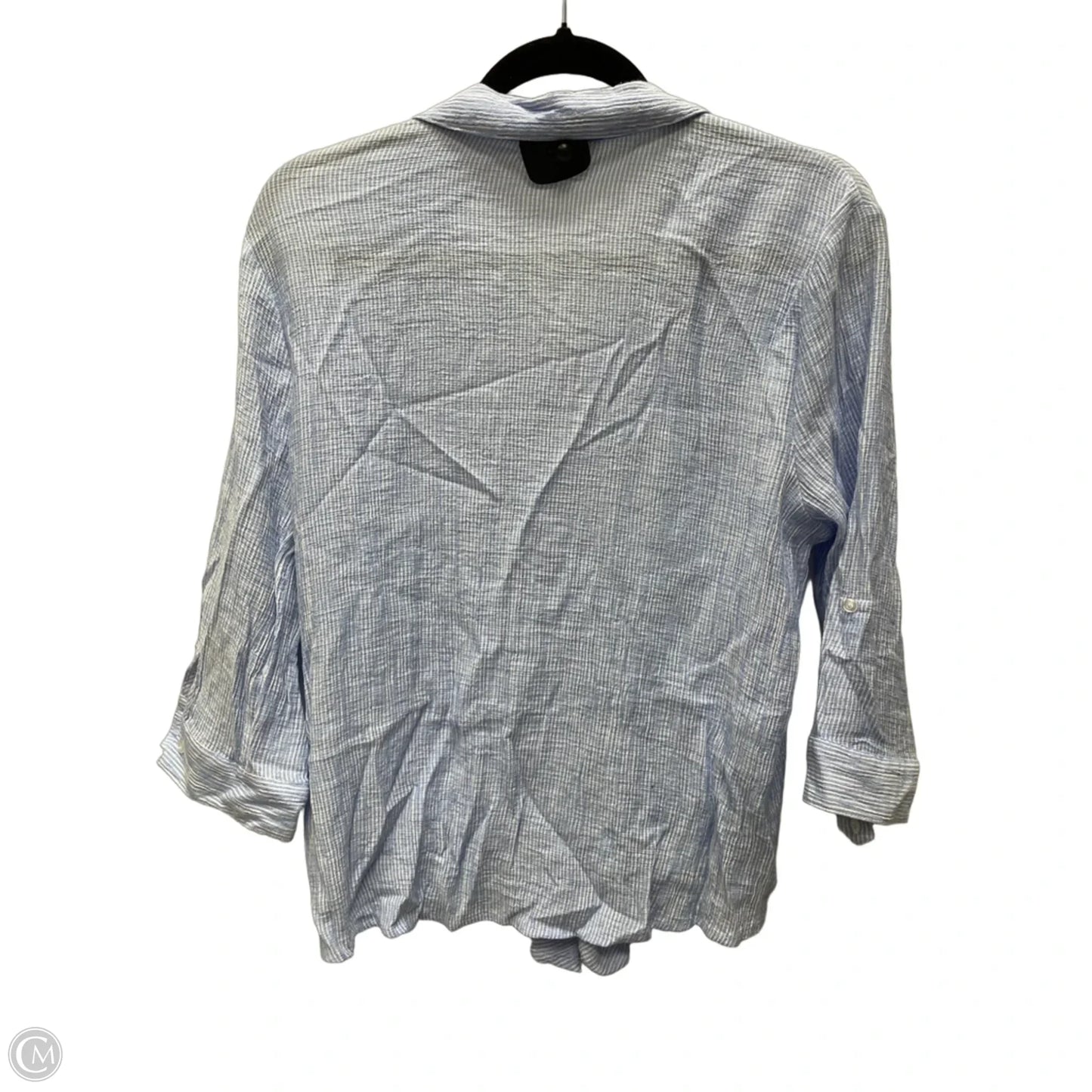 Top 3/4 Sleeve By Sweet Wanderer In Striped Pattern, Size: Xl
