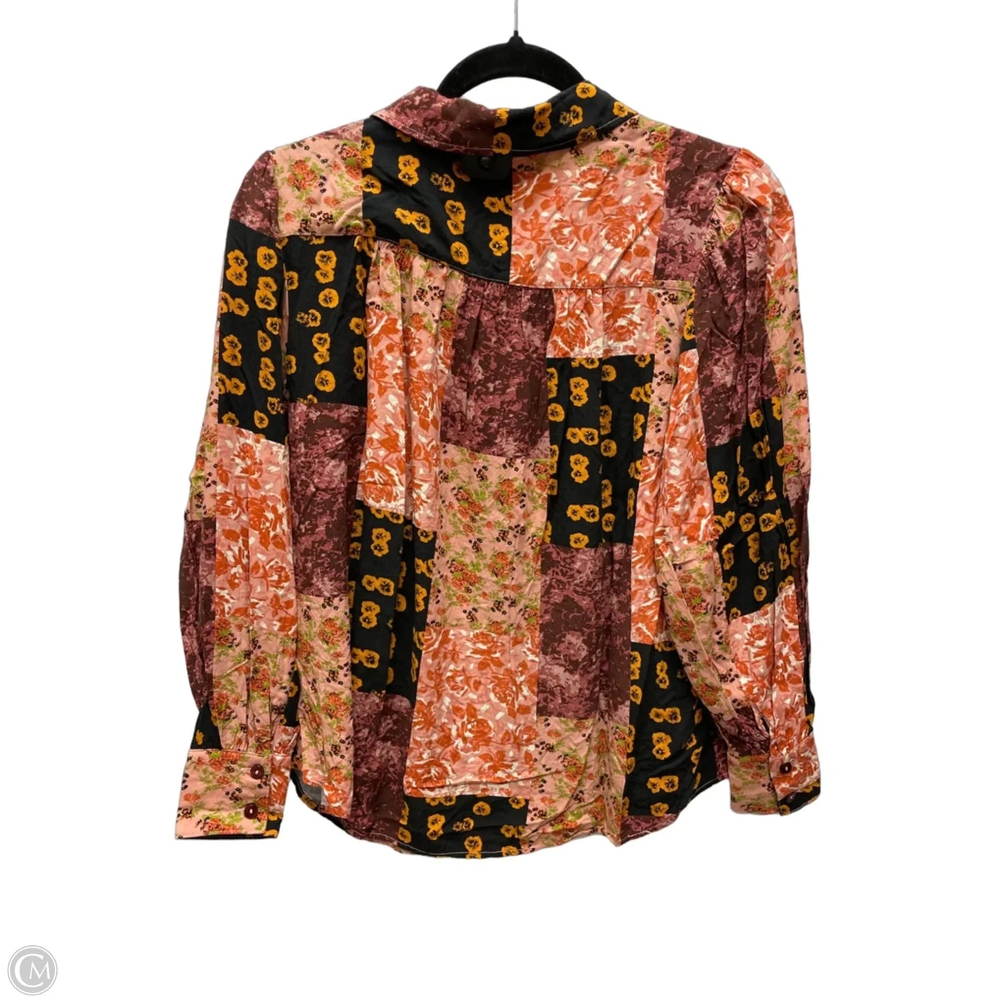 Top Long Sleeve By Chelsea And Theodore In Floral Print, Size: Xs