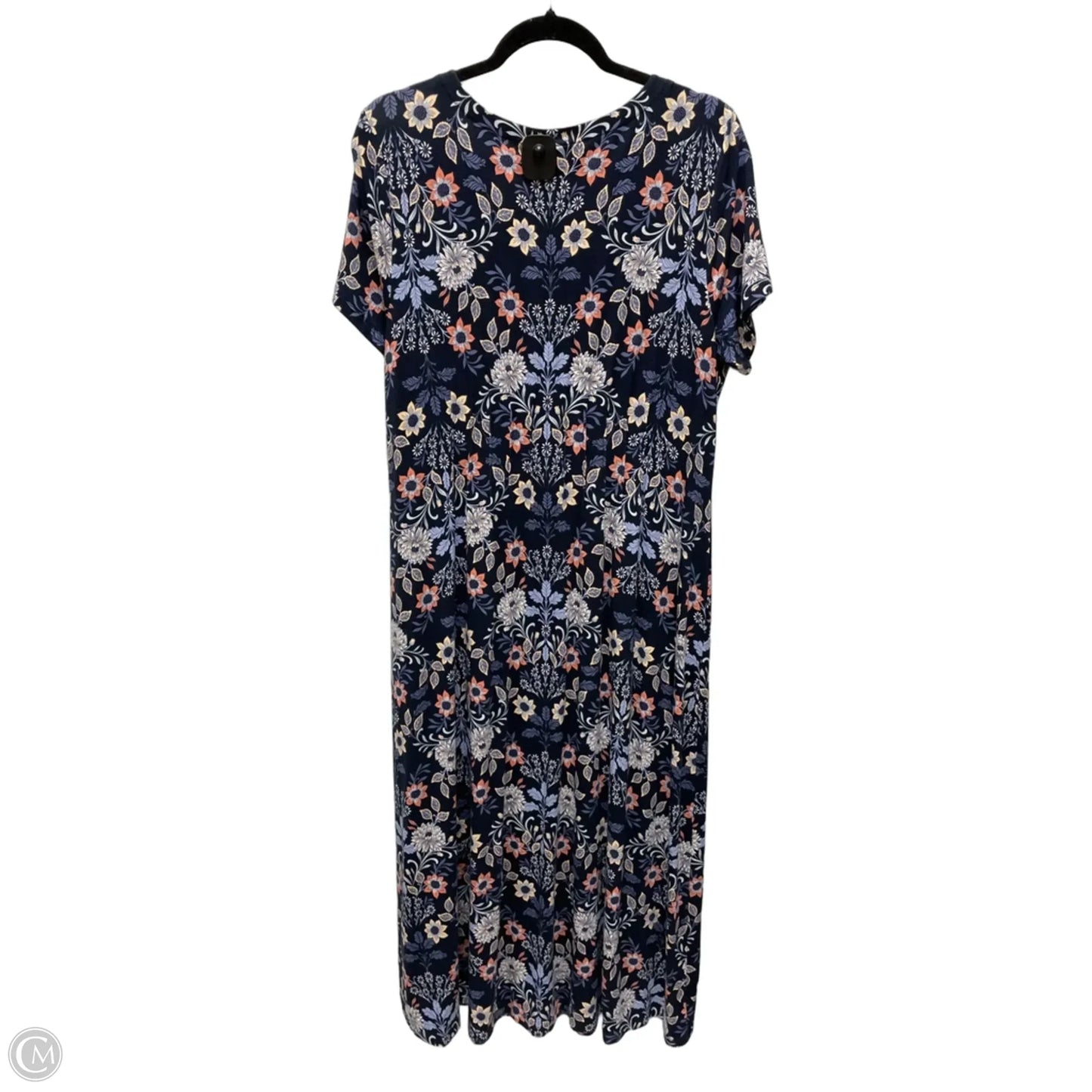 Dress Casual Maxi By J. Jill In Floral Print, Size: L