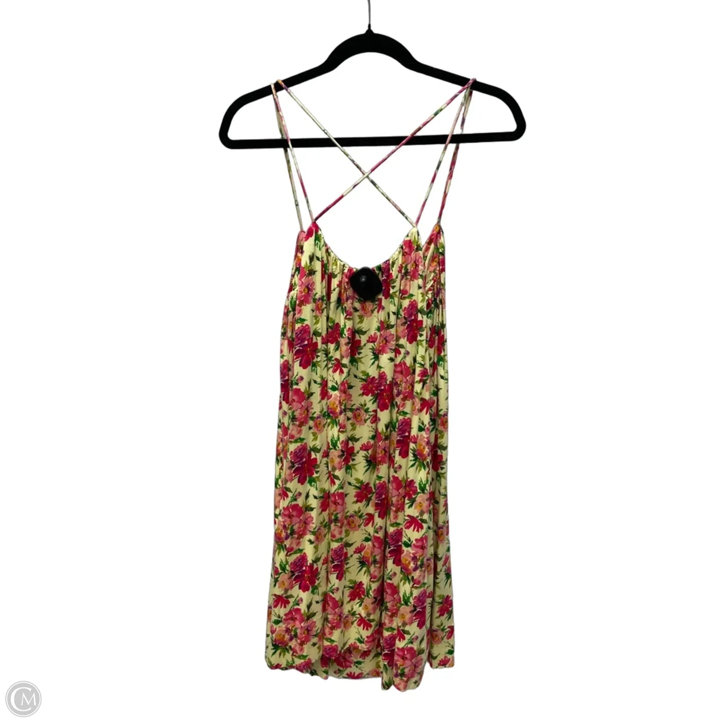 Dress Casual Short By Calvin Klein In Floral Print, Size: S