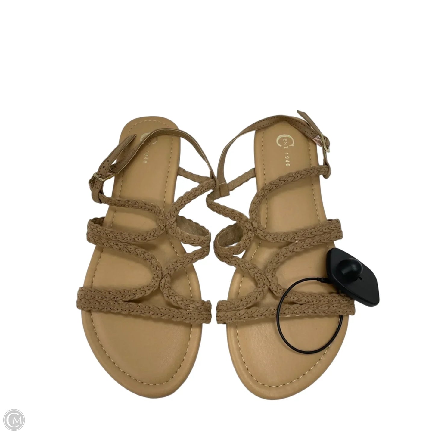 Sandals Flats By Cato In Brown, Size: 7