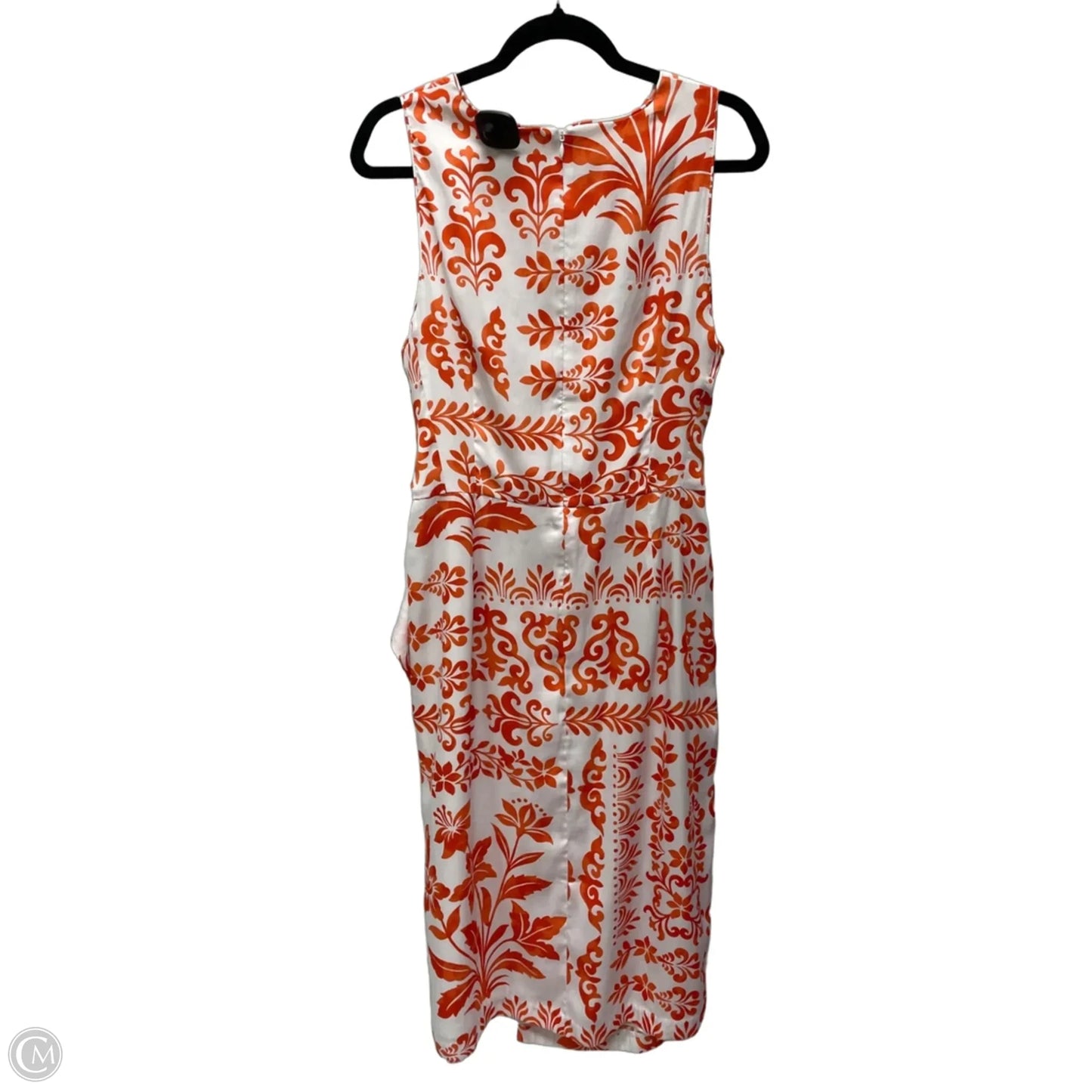 Dress Casual Midi By Ann Taylor In Floral Print, Size: L
