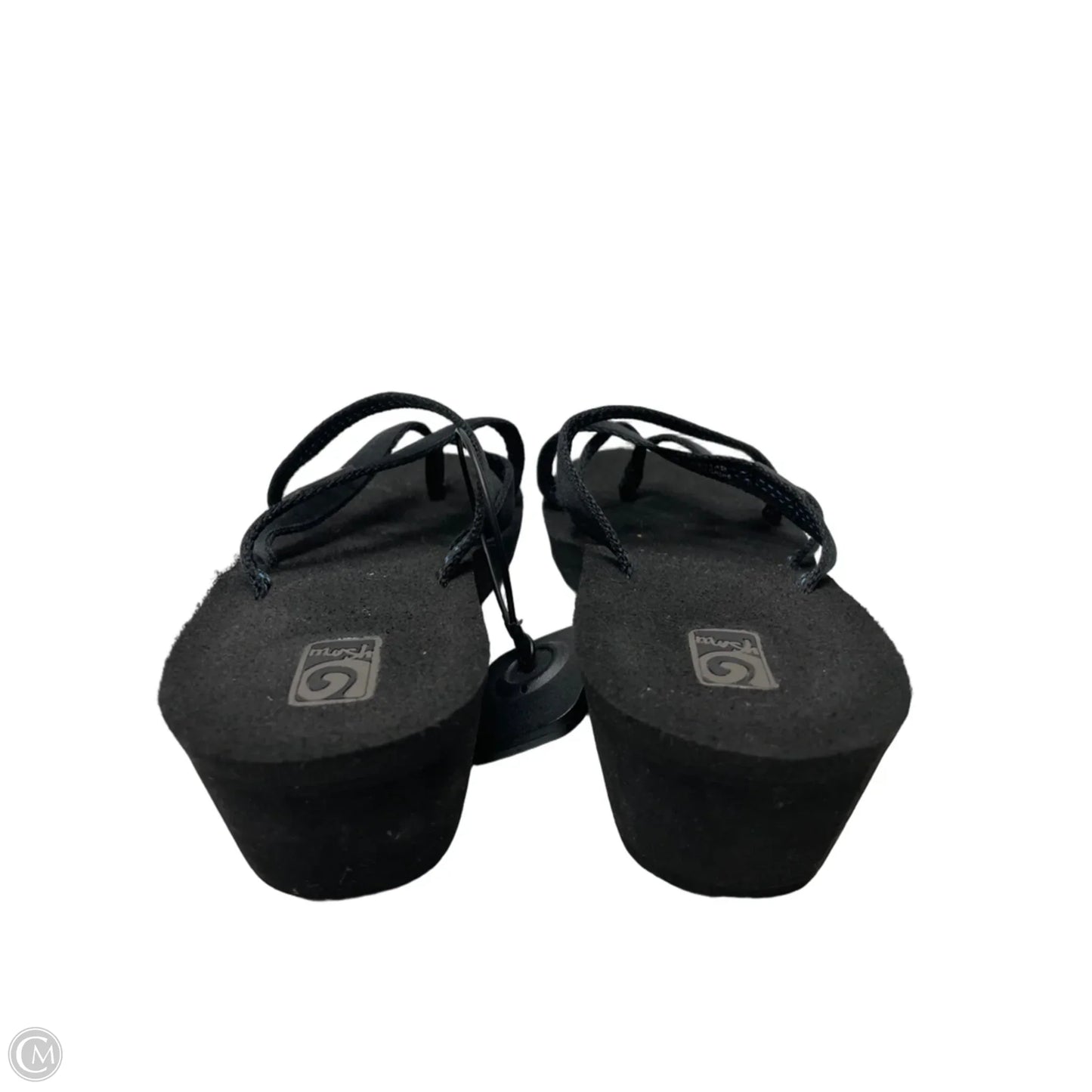 Sandals Heels Wedge By Teva In Black, Size: 7