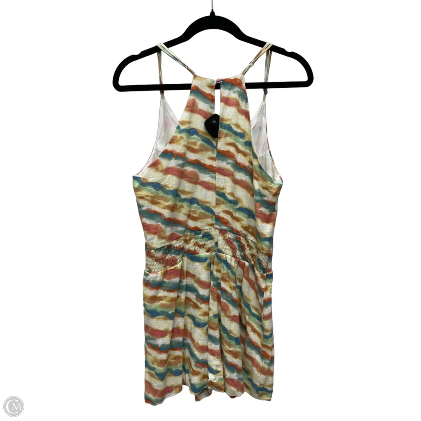 Romper By Cme In Tie Dye Print, Size: M