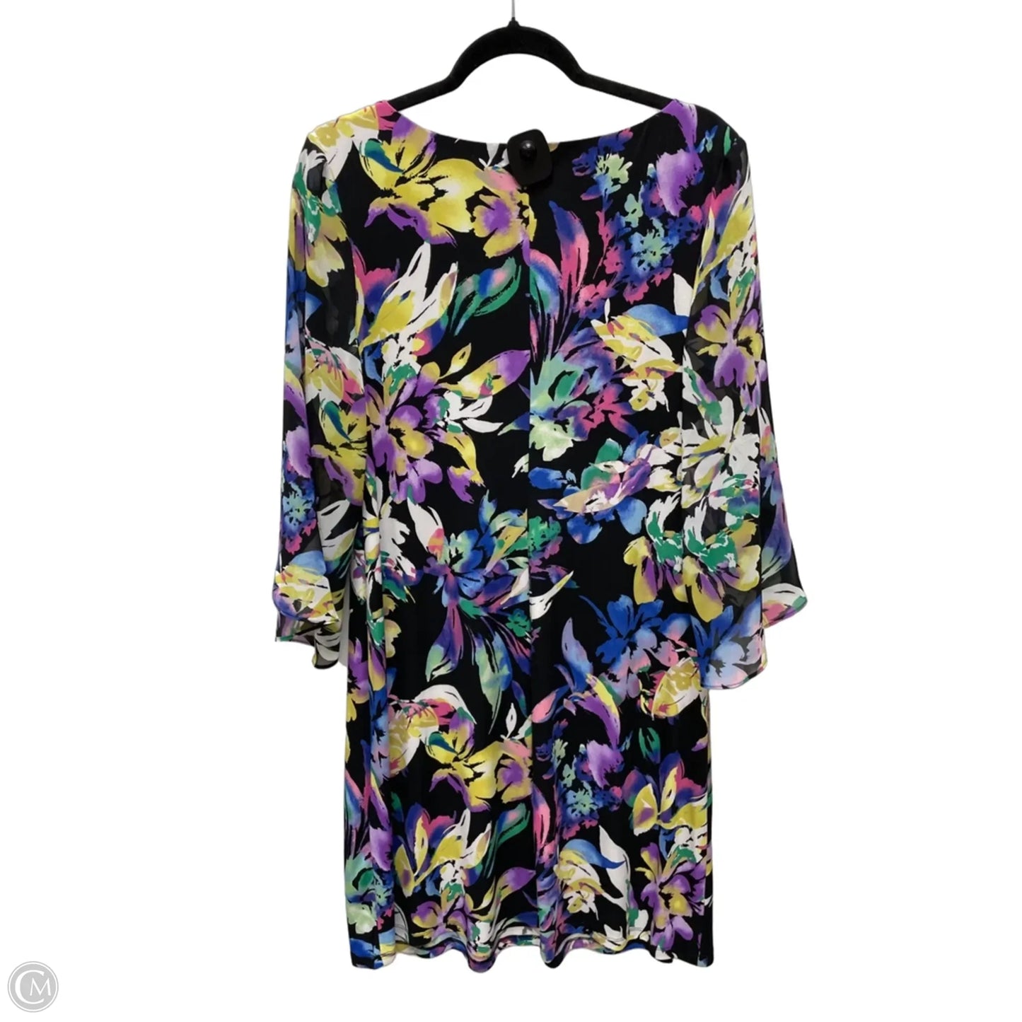 Dress Work By Connected Apparel In Floral Print, Size: L