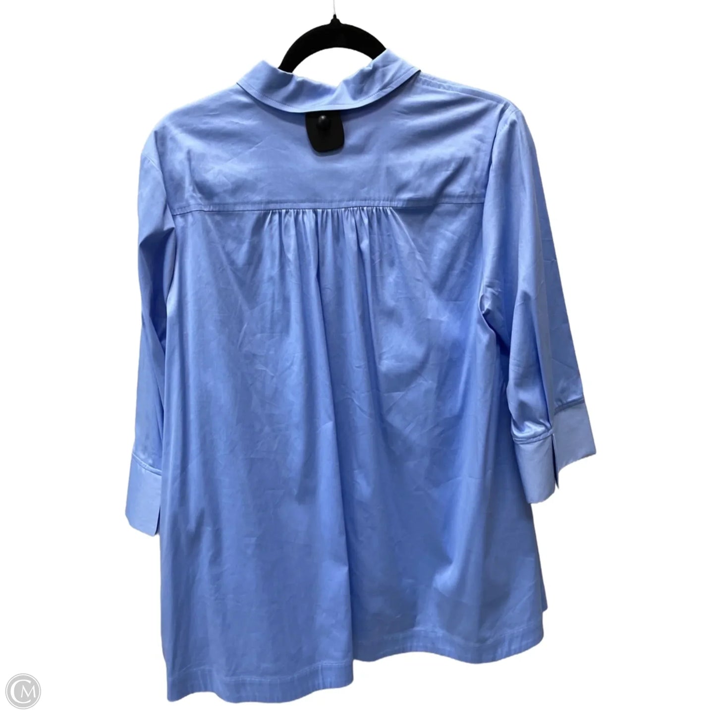 Tunic Long Sleeve By Chicos In Blue, Size: L