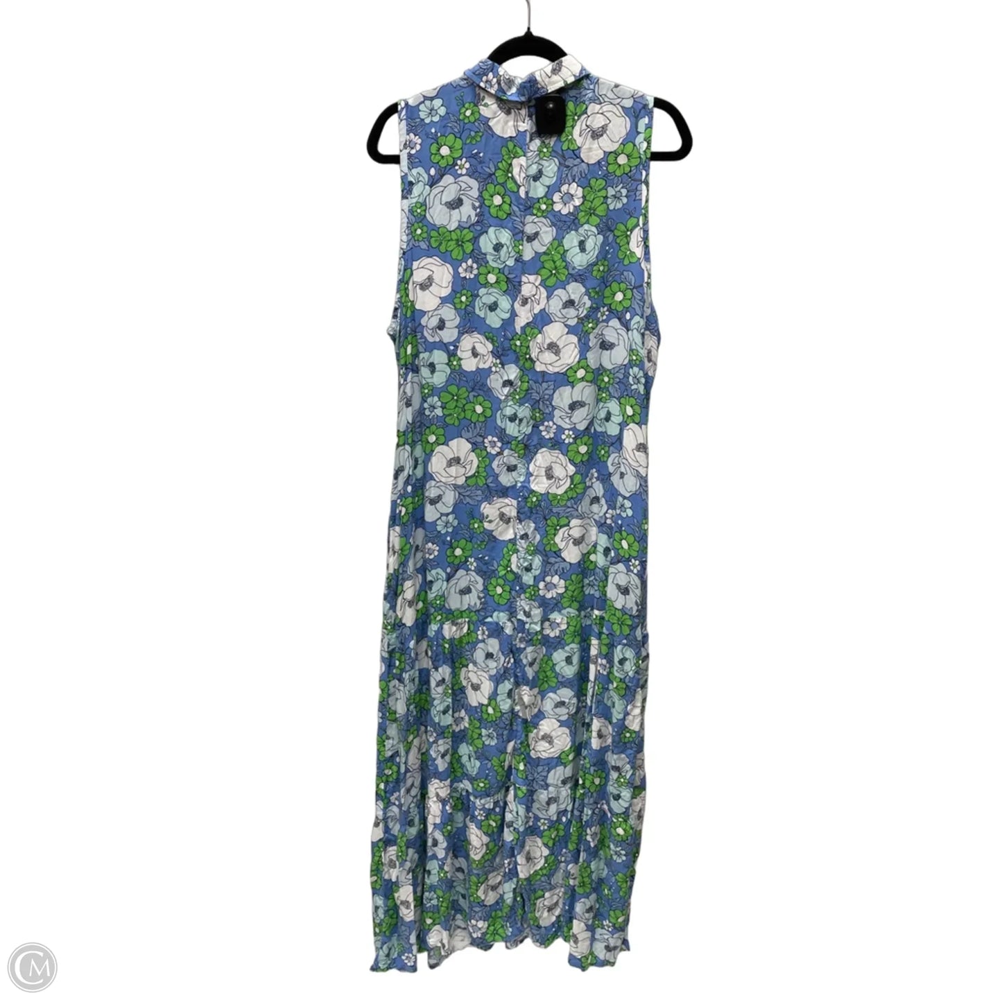 Dress Casual Maxi By Croft And Barrow In Floral Print, Size: 2x