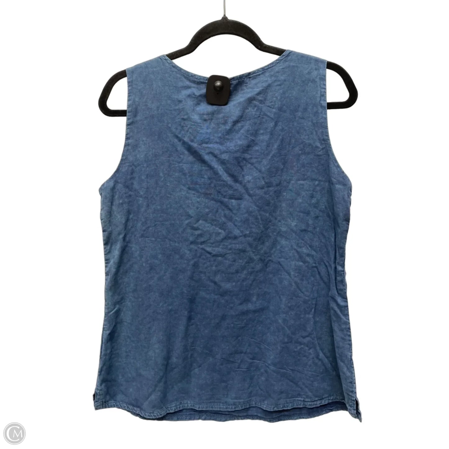 Top Sleeveless By Clothes Mentor In Navy, Size: M