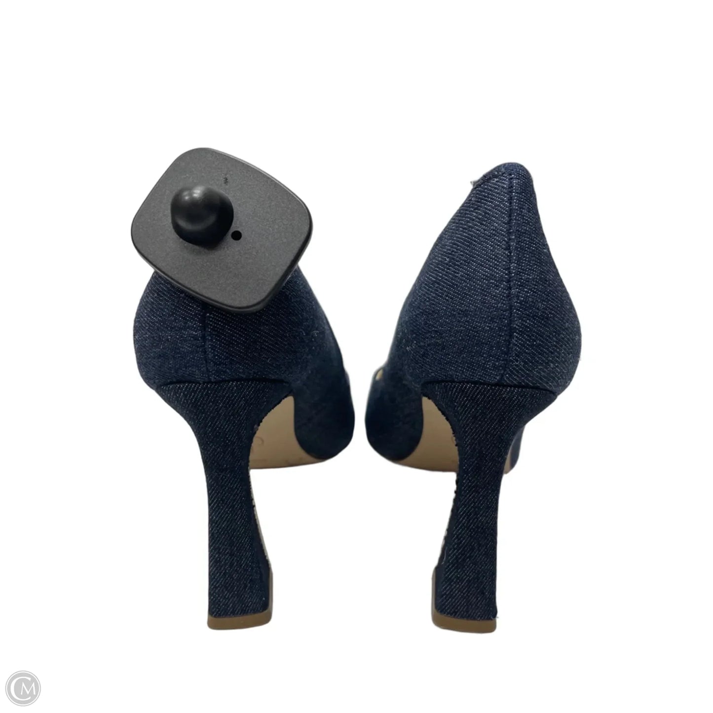 Shoes Heels Block By Jessica Simpson In Blue Denim, Size: 8.5