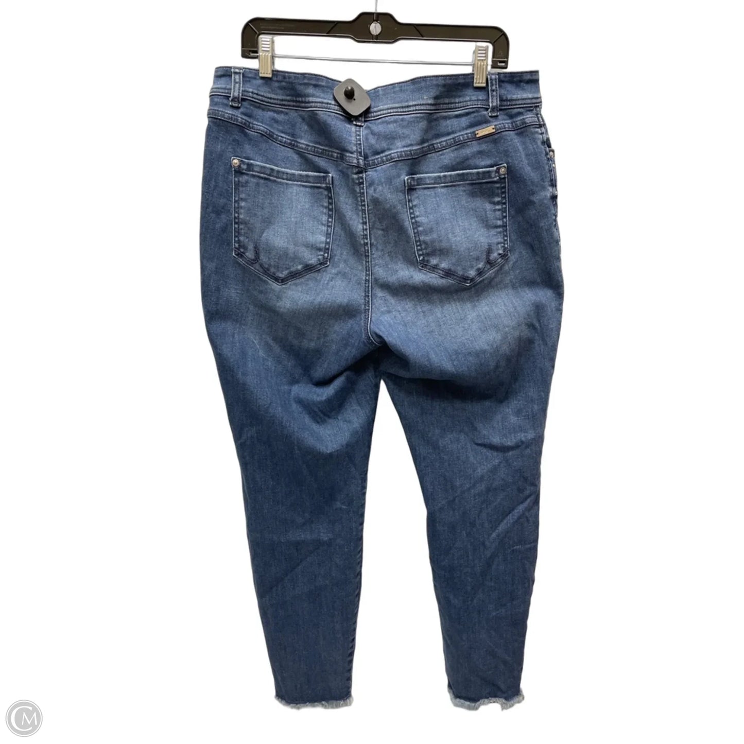 Jeans Skinny By Inc In Blue Denim, Size: 14