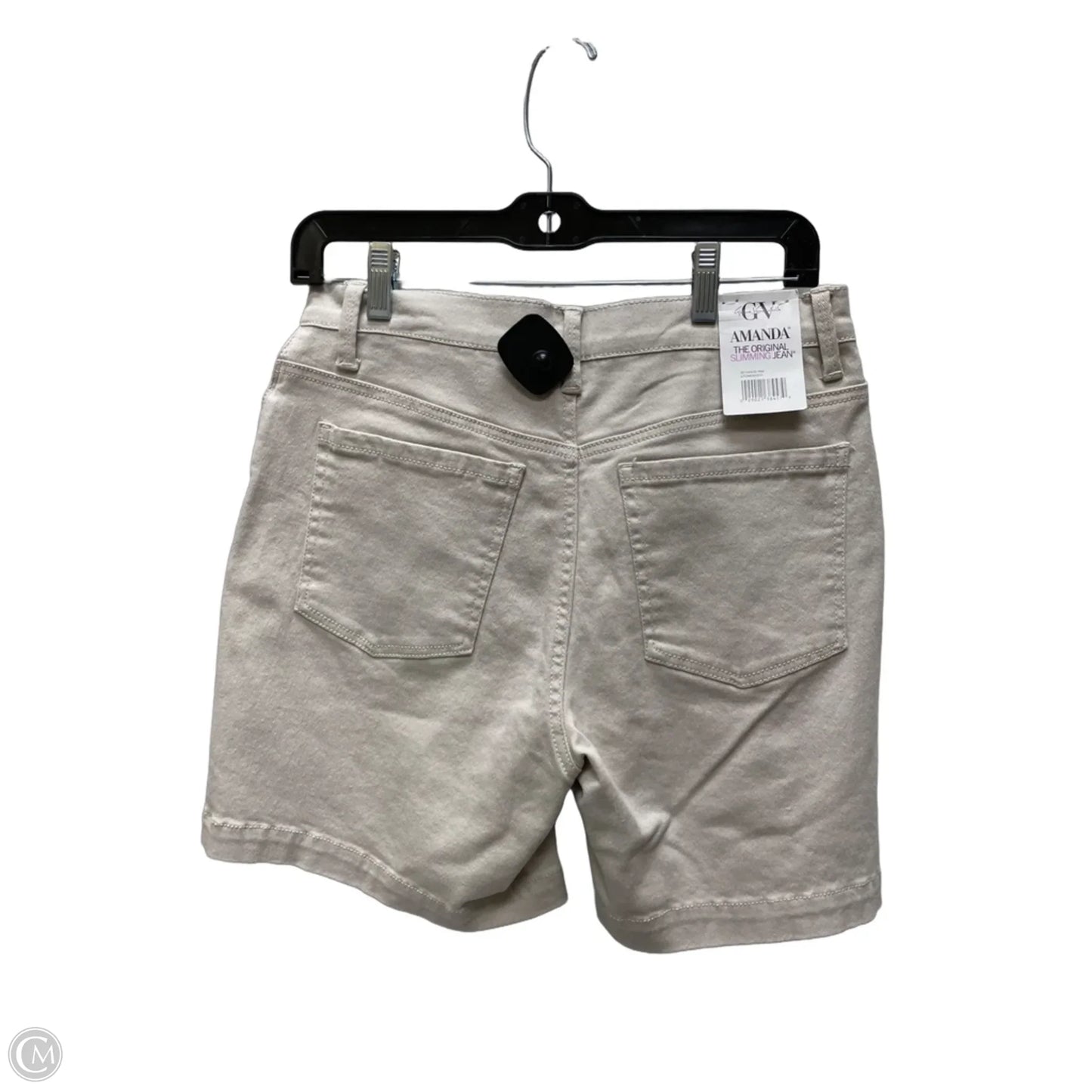 Shorts By Gloria Vanderbilt In Tan Denim, Size: 6