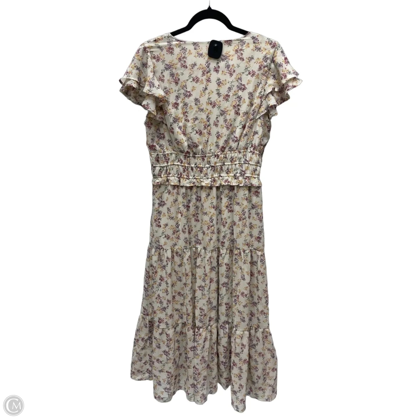 Dress Casual Midi By Dee Elly In Floral Print, Size: L