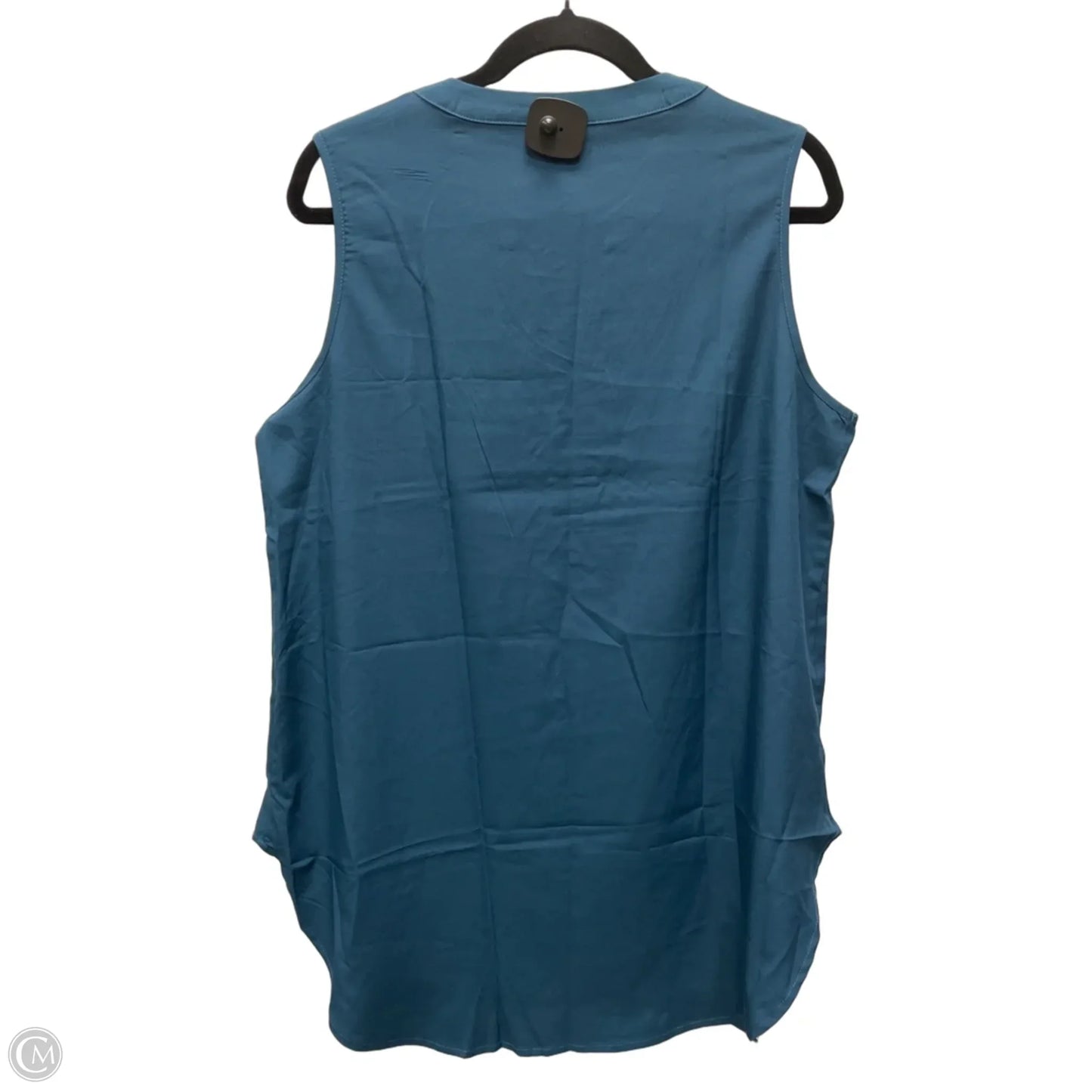 Top Sleeveless By Clothes Mentor In Teal, Size: Xl