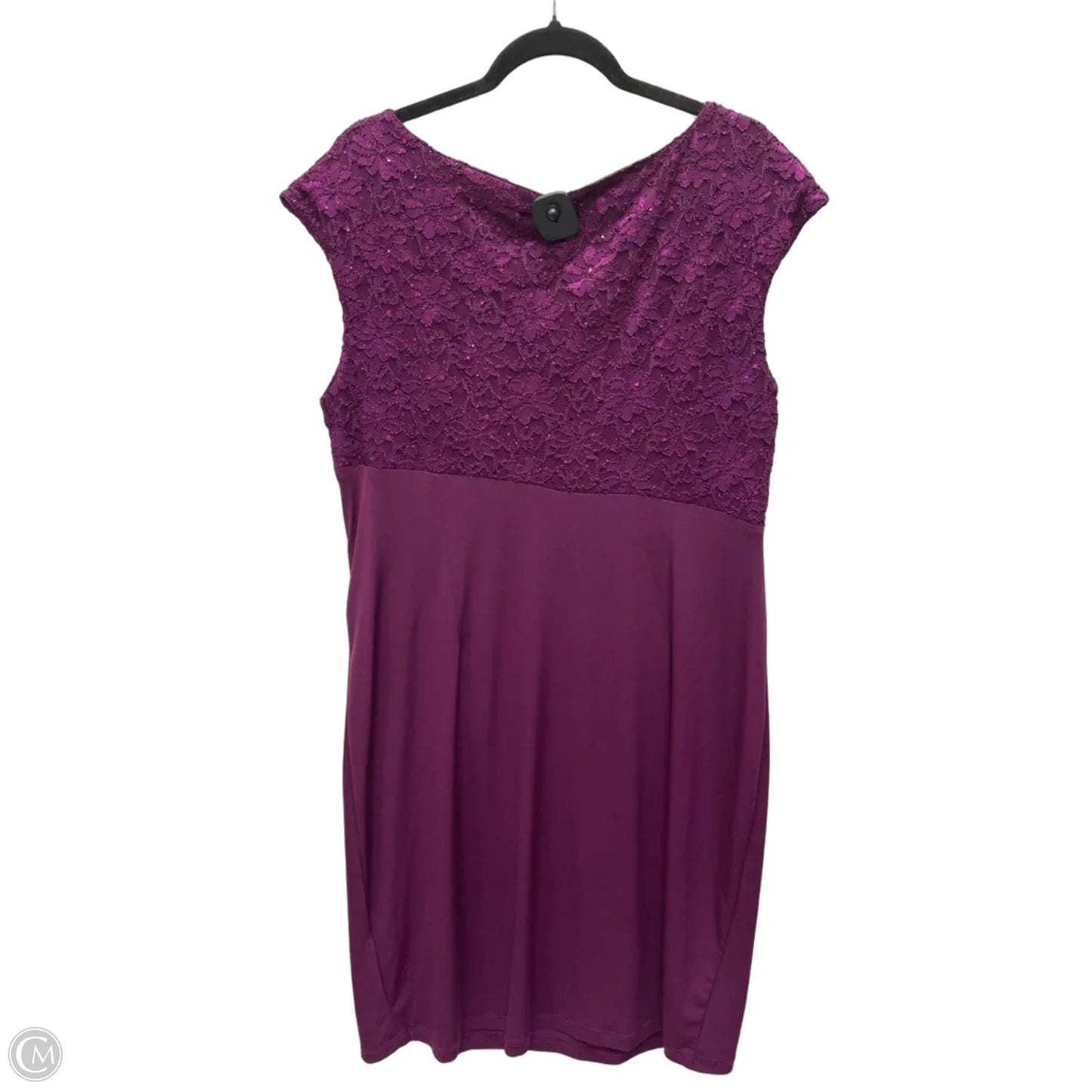 Dress Party Short By Dressbarn In Purple, Size: Xl