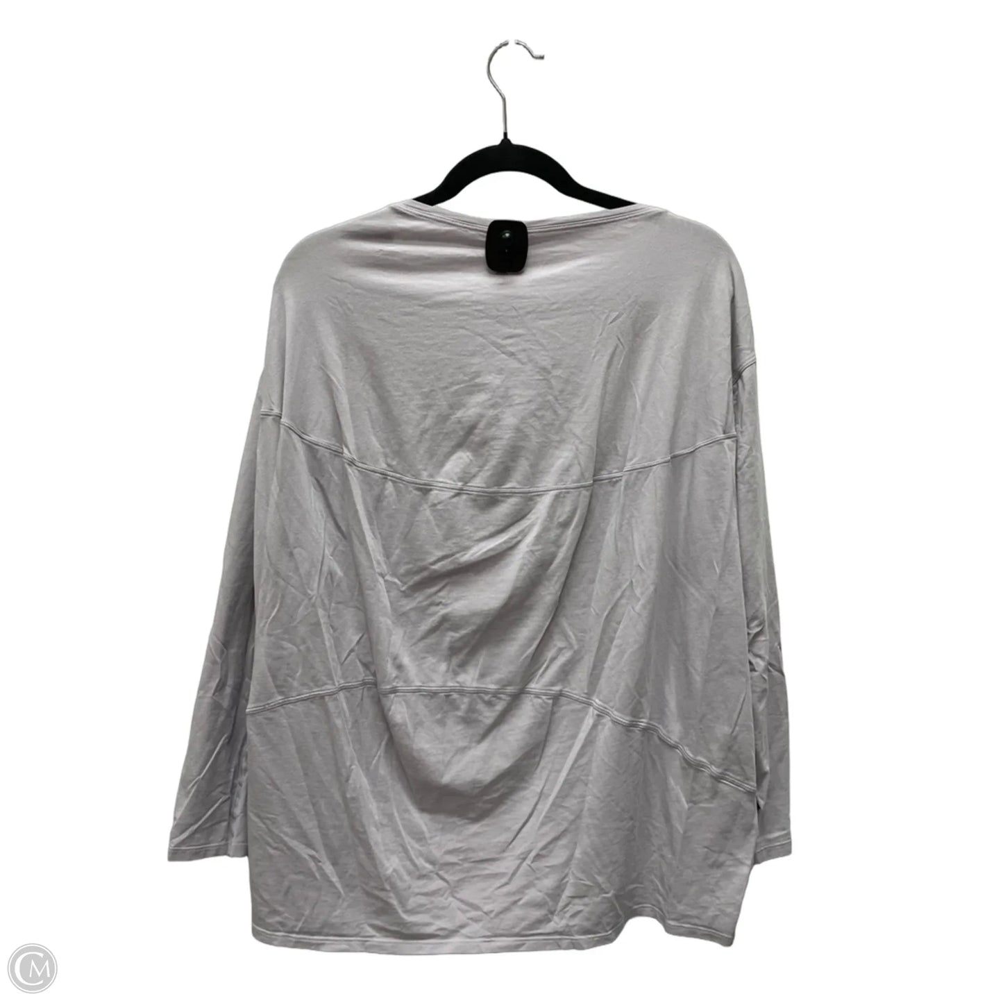 Athletic Top Long Sleeve Crewneck By Lululemon In Purple, Size: Xl