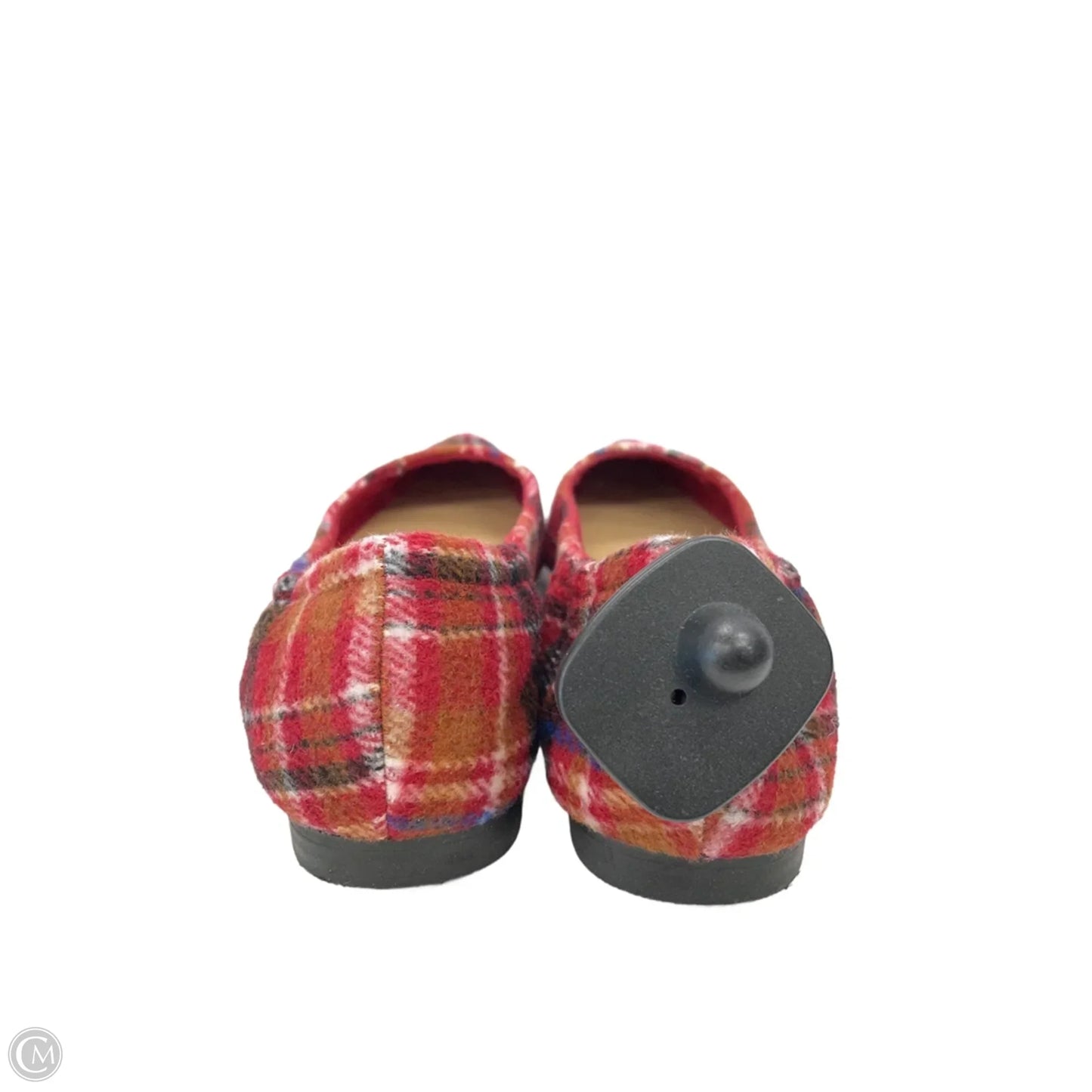 Shoes Flats By Crown And Ivy In Plaid Pattern, Size: 9.5