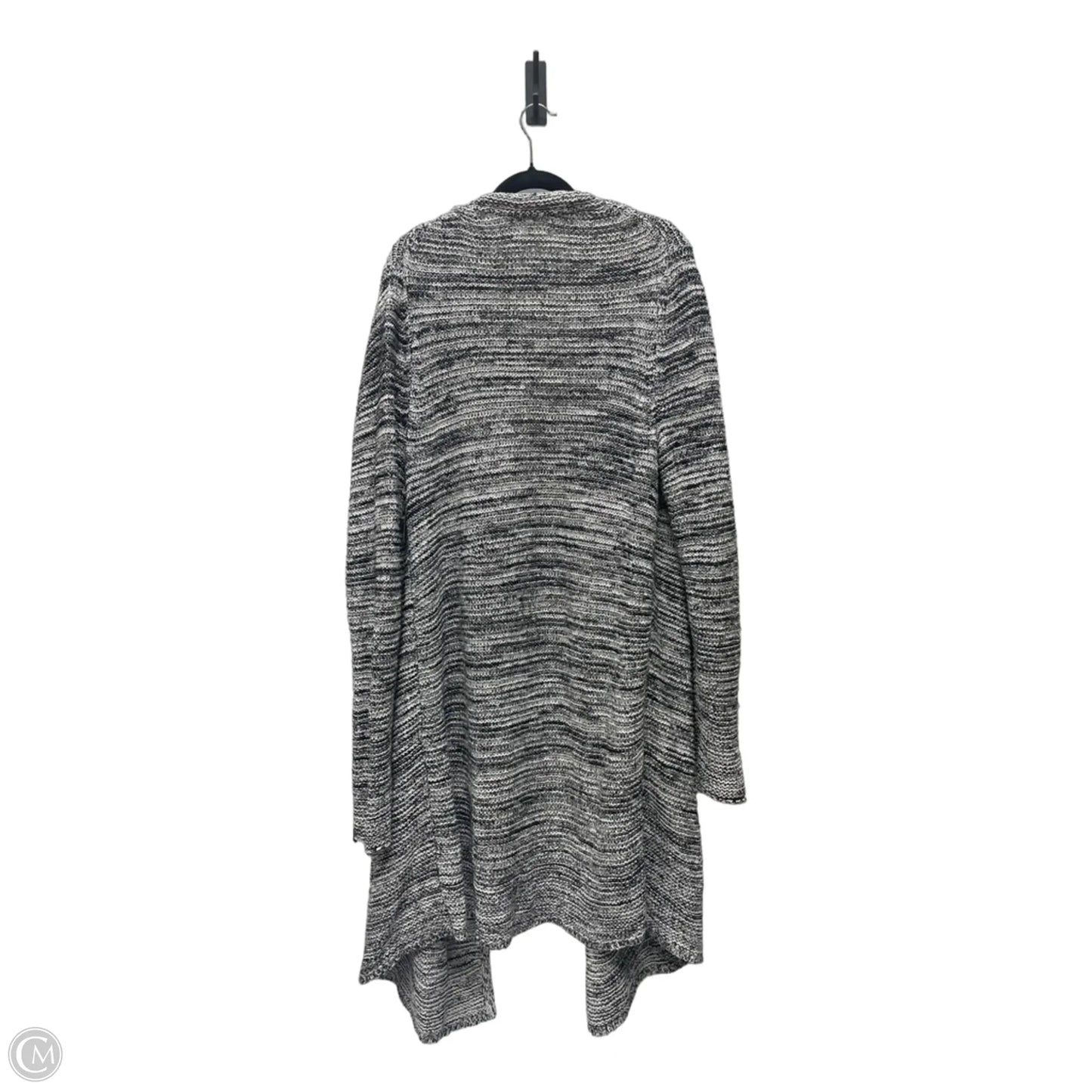 Sweater Cardigan By Caslon In Black & Cream, Size: L