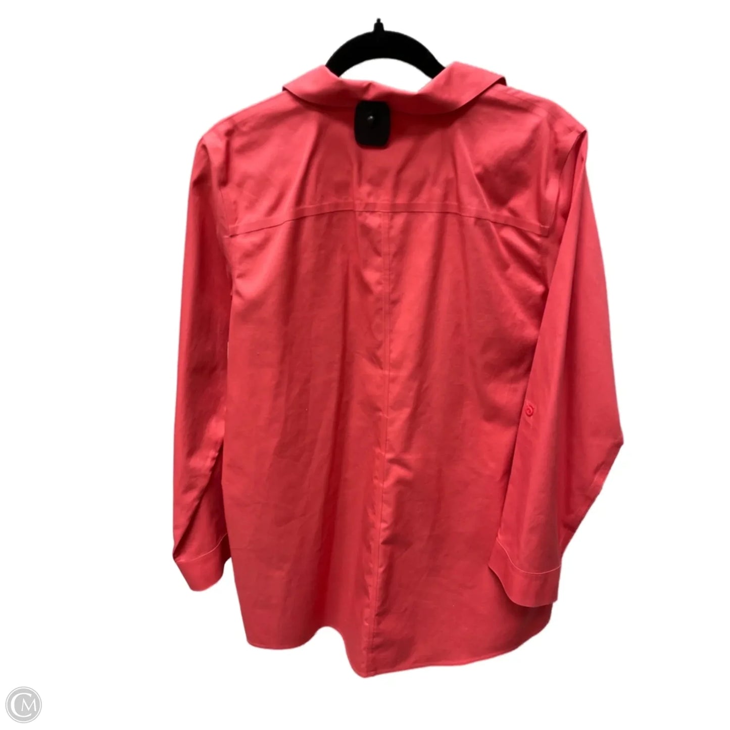 Top Long Sleeve By Chicos In Pink, Size: M