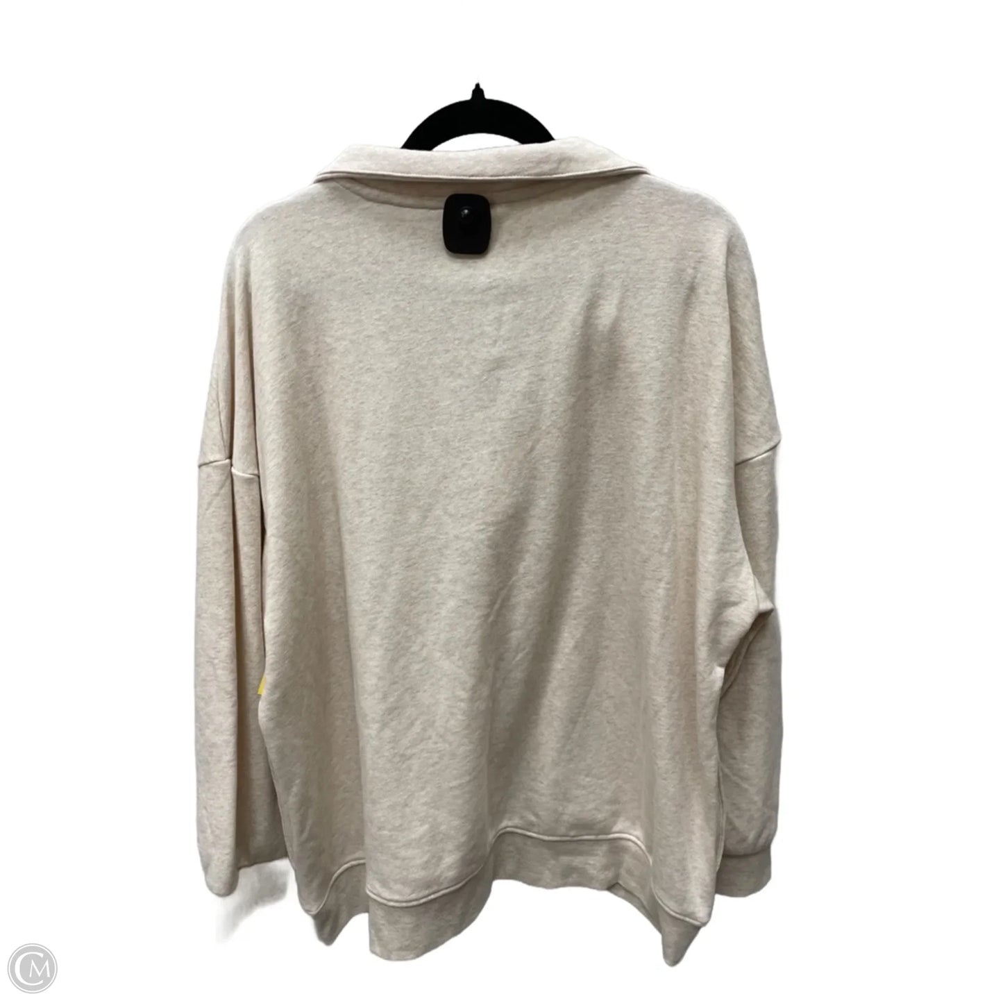 Top Long Sleeve By Time And Tru In Cream, Size: 3x