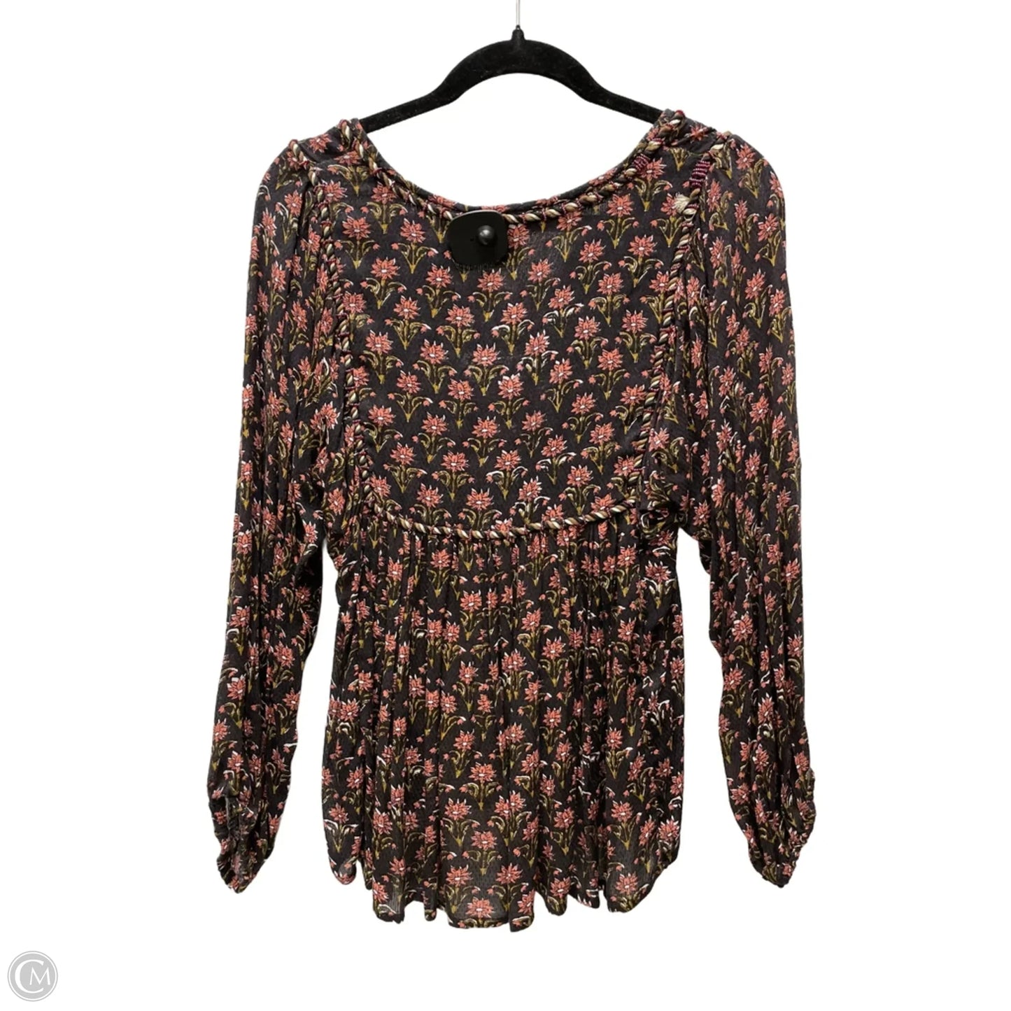Top Long Sleeve By Rachel Zoe In Floral Print, Size: Xs
