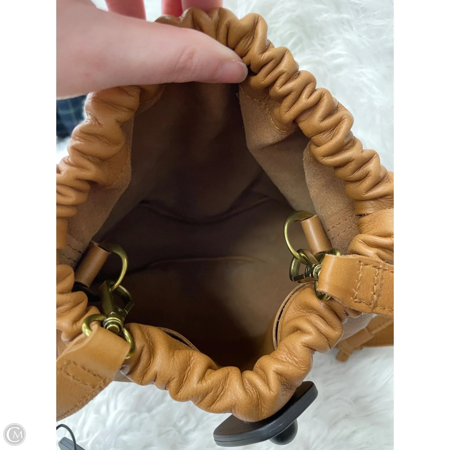 Crossbody Leather By Madewell, Size: Medium