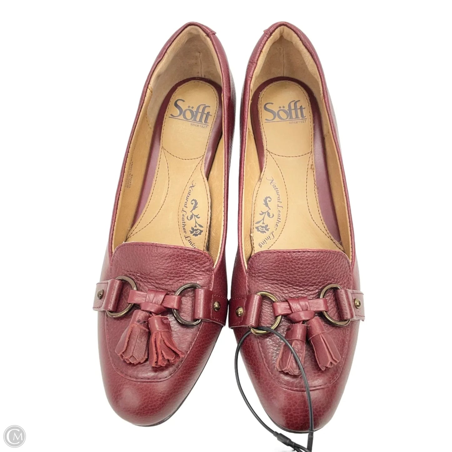 Shoes Heels Block By Sofft In Red, Size: 7.5