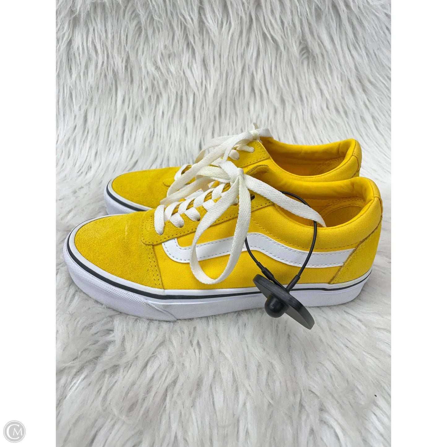 Shoes Sneakers By Vans In Yellow, Size: 6