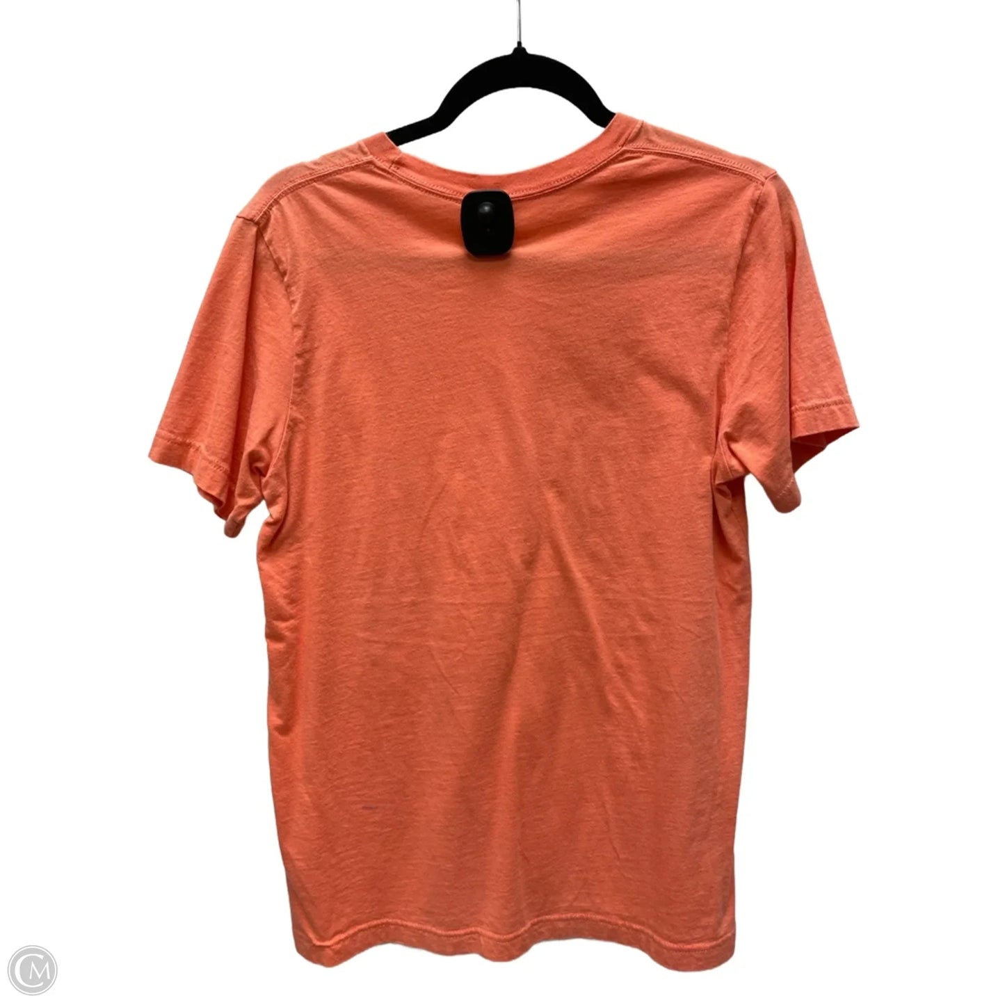 Top Short Sleeve By Canvas In Peach, Size: M