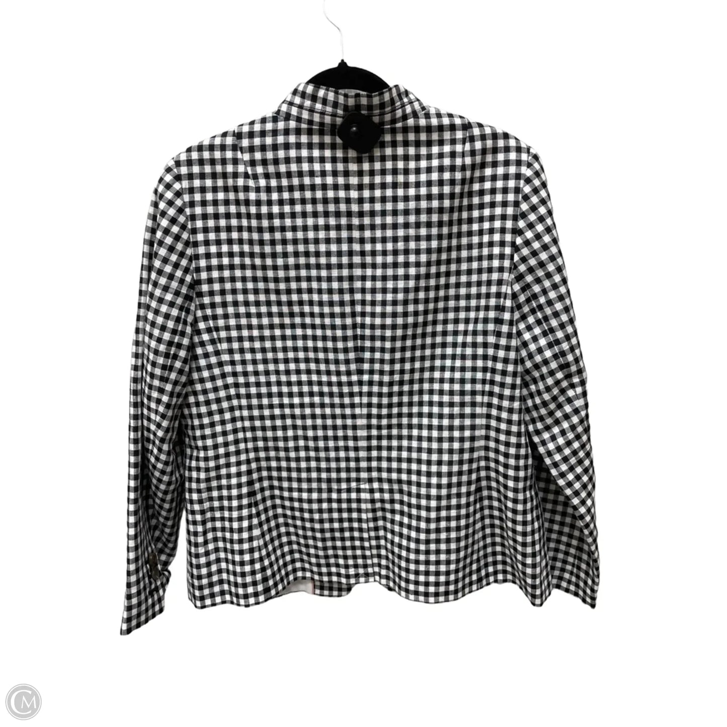 Blazer By Talbots In Plaid Pattern, Size: L