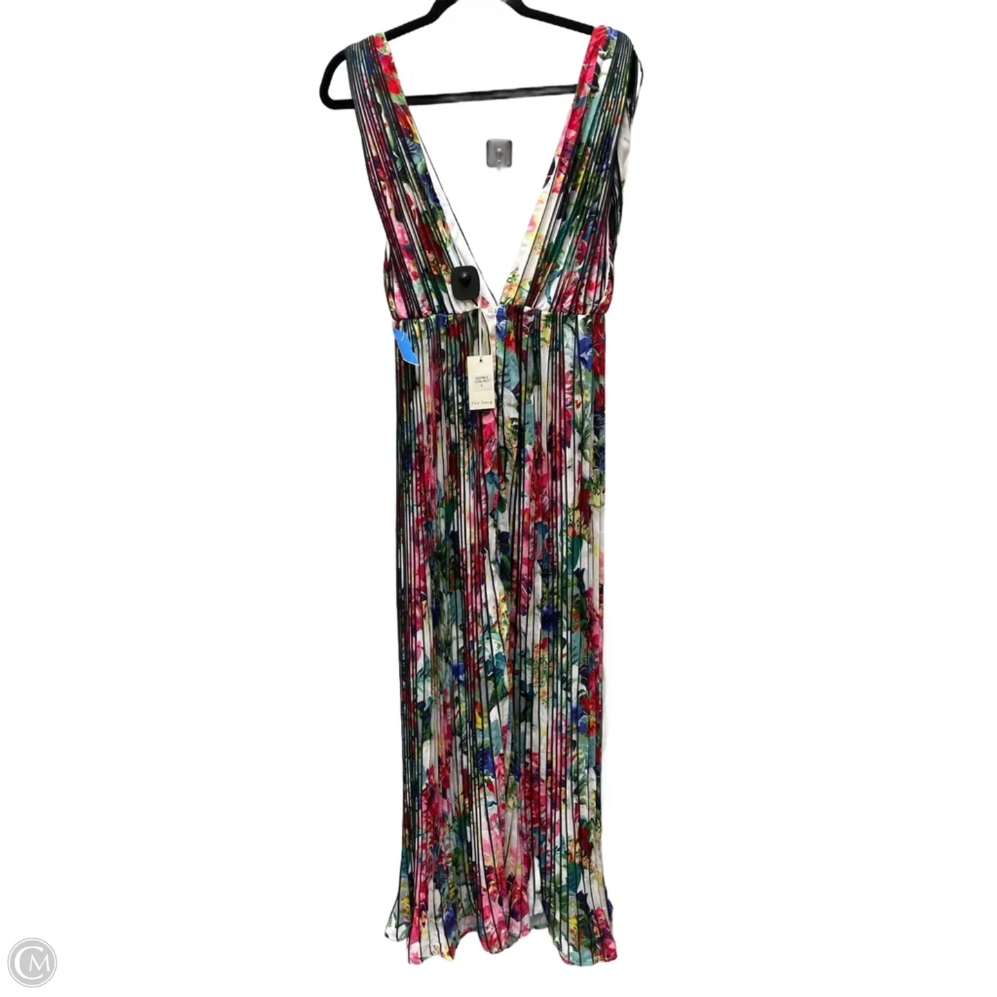 Dress Casual Maxi By Clothes Mentor In Floral Print, Size: L