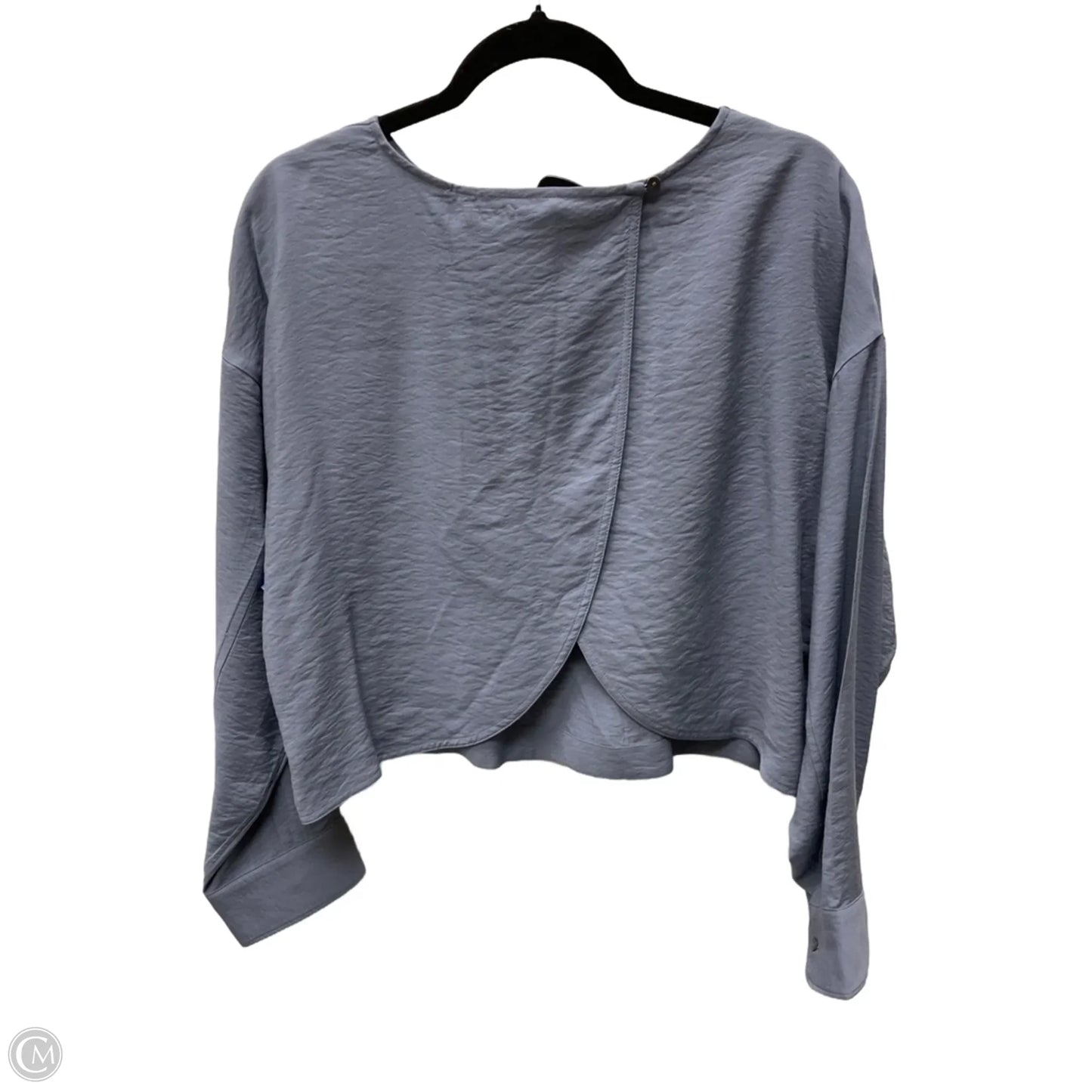 Top Long Sleeve By Madewell In Blue, Size: M
