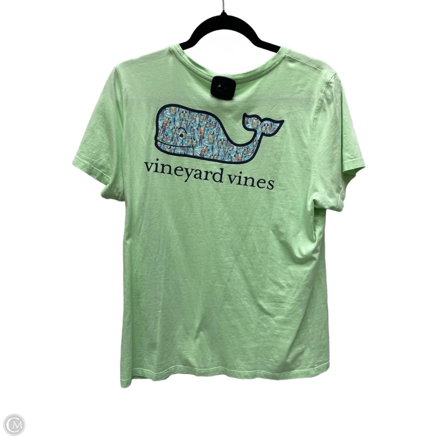 Top Short Sleeve By Vineyard Vines In Green, Size: L