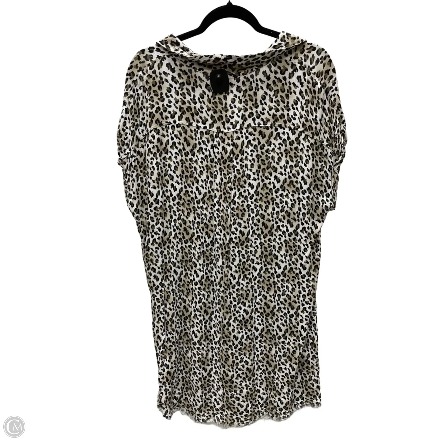 Top Short Sleeve By Umgee In Animal Print, Size: L