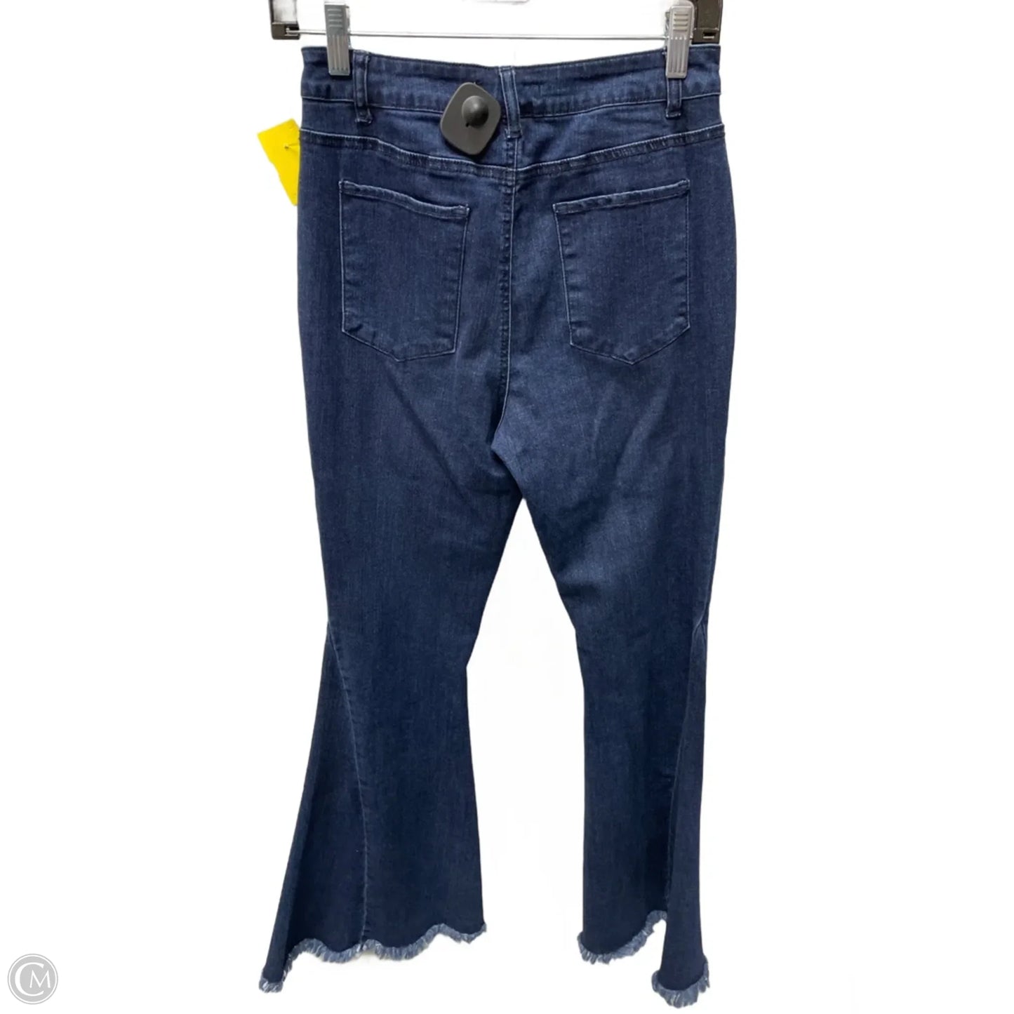 Jeans Flared By Versona In Blue Denim, Size: 4