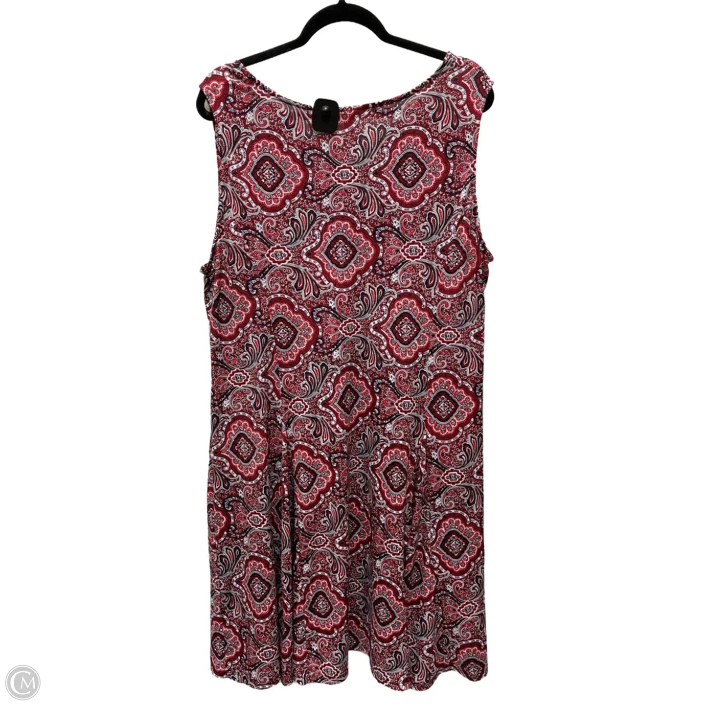 Dress Casual Midi By Ny Collection In Geometric Pattern, Size: 3x