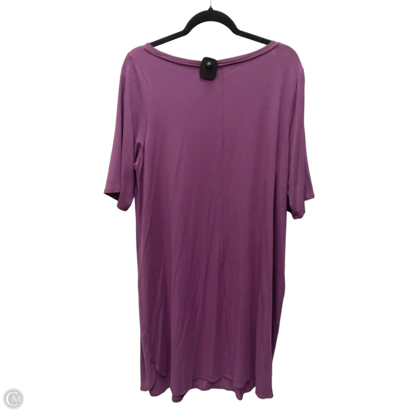 Dress Casual Short By Eileen Fisher In Purple, Size: 2x