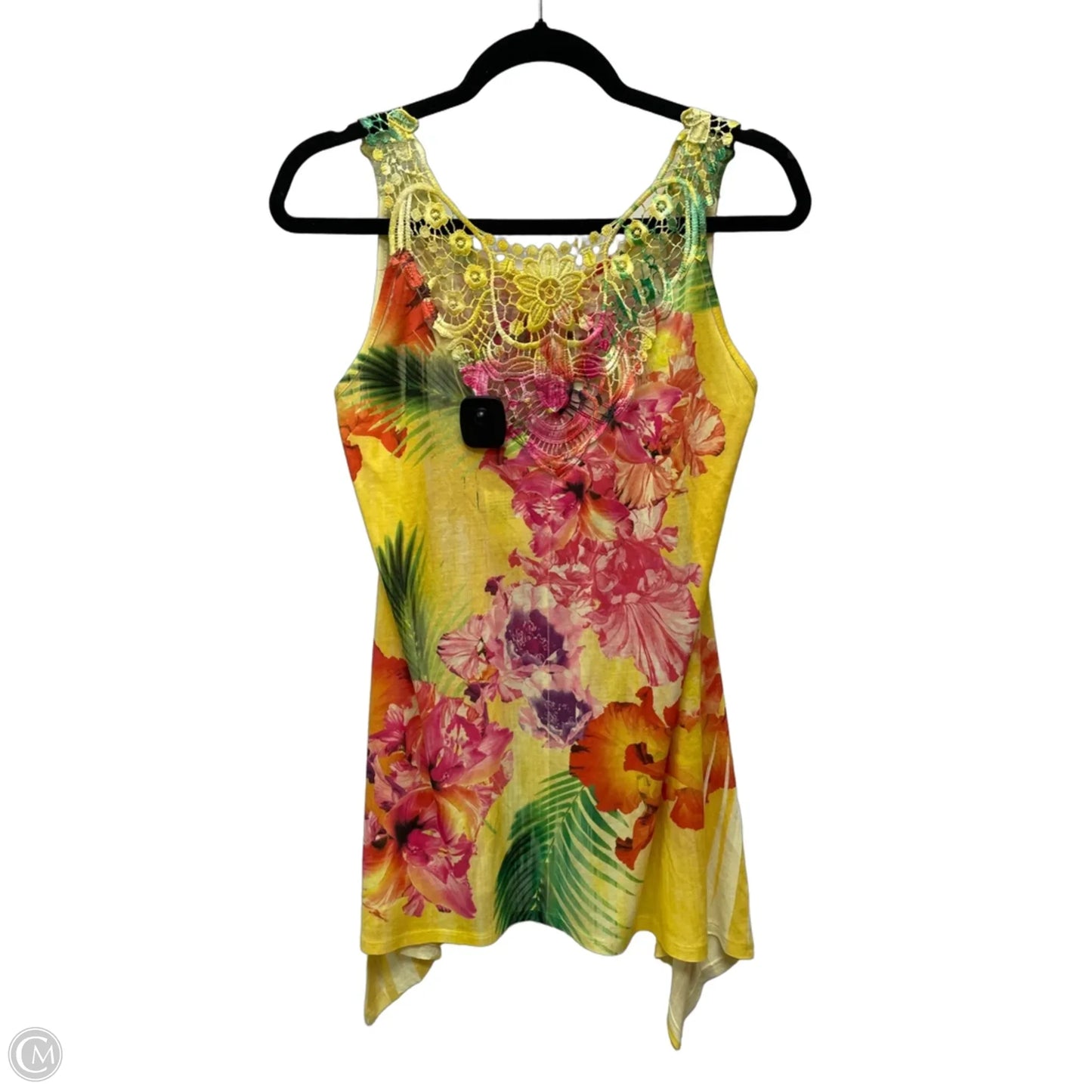 Tunic Sleeveless By Clothes Mentor In Floral Print, Size: S