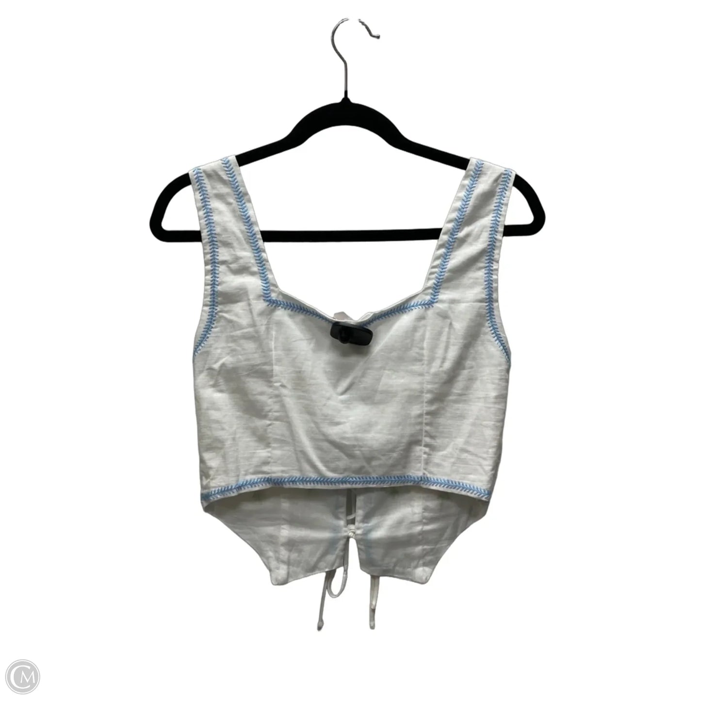 Top Sleeveless By Olivaceous In Floral Print, Size: M