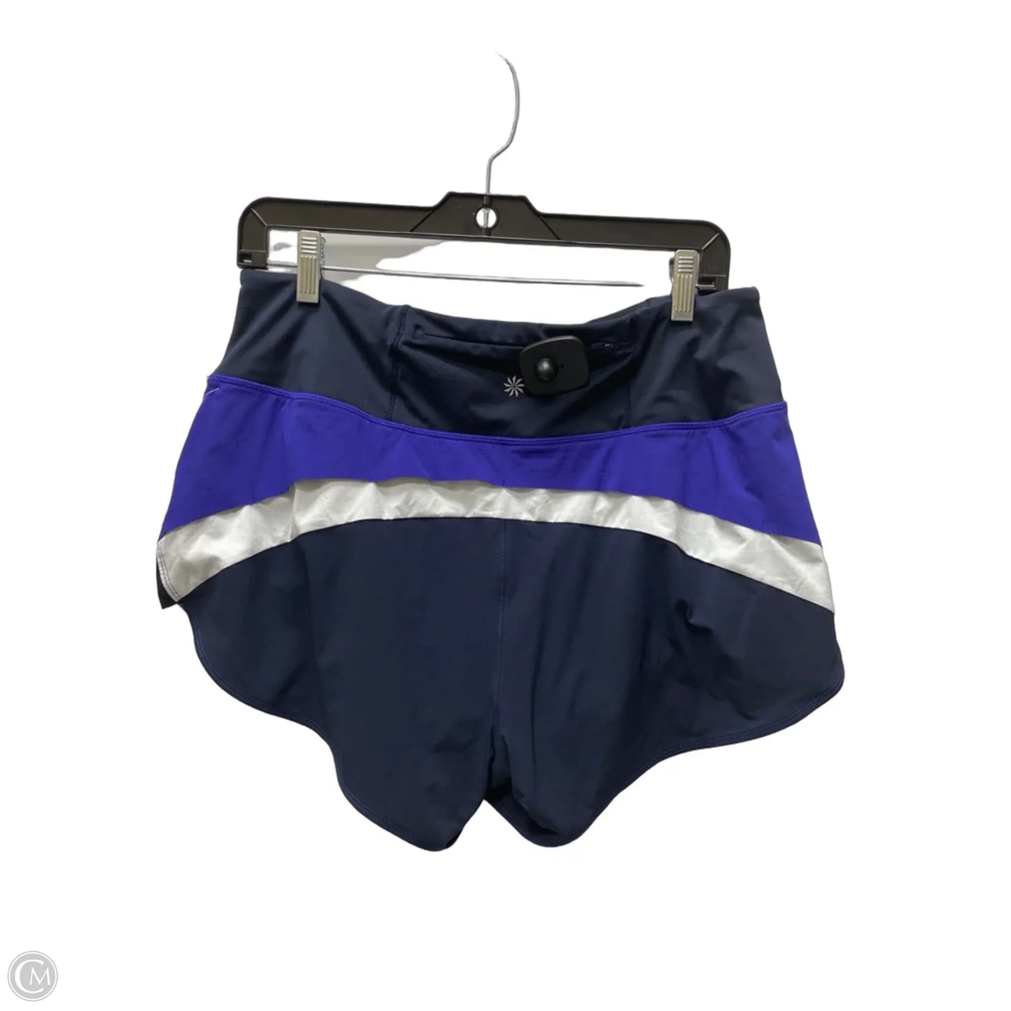 Athletic Shorts By Athleta In Black & Purple, Size: M