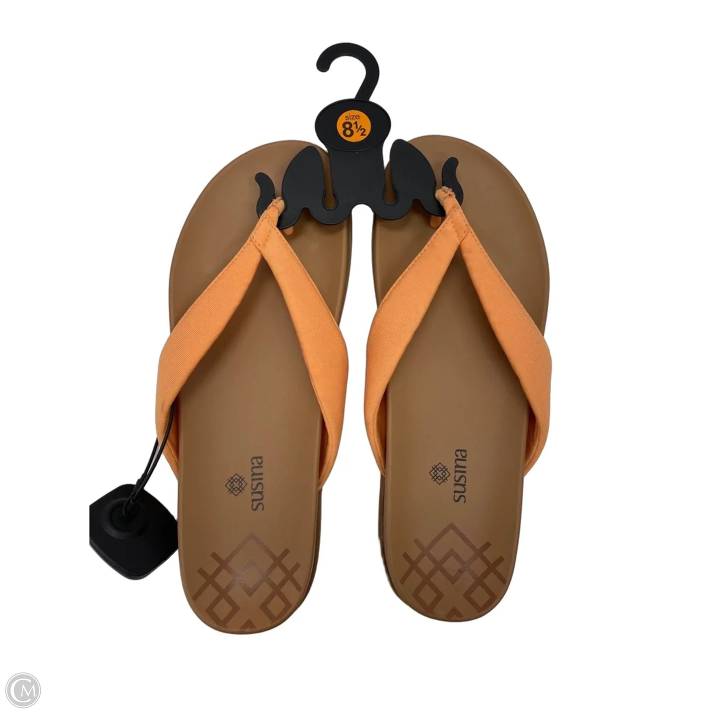 Sandals Flats By Susina In Orange & Tan, Size: 8.5