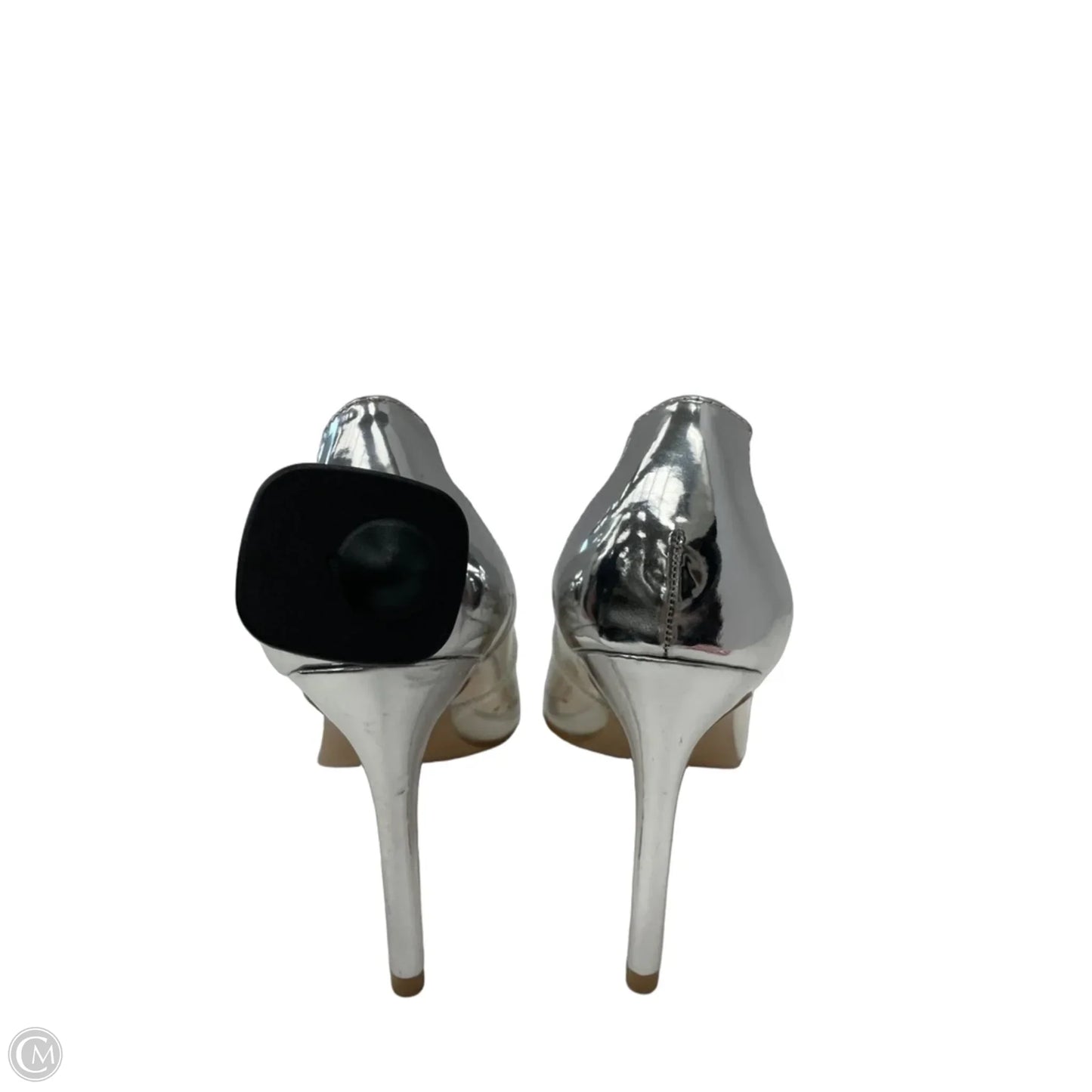 Shoes Heels Stiletto By Bcbgeneration In Silver, Size: 8