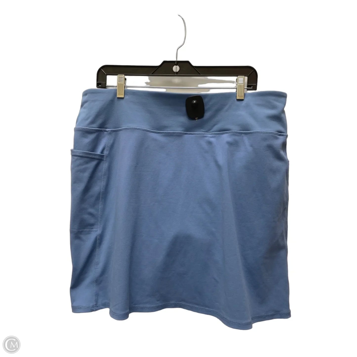 Athletic Skort By Skechers In Blue, Size: 2x