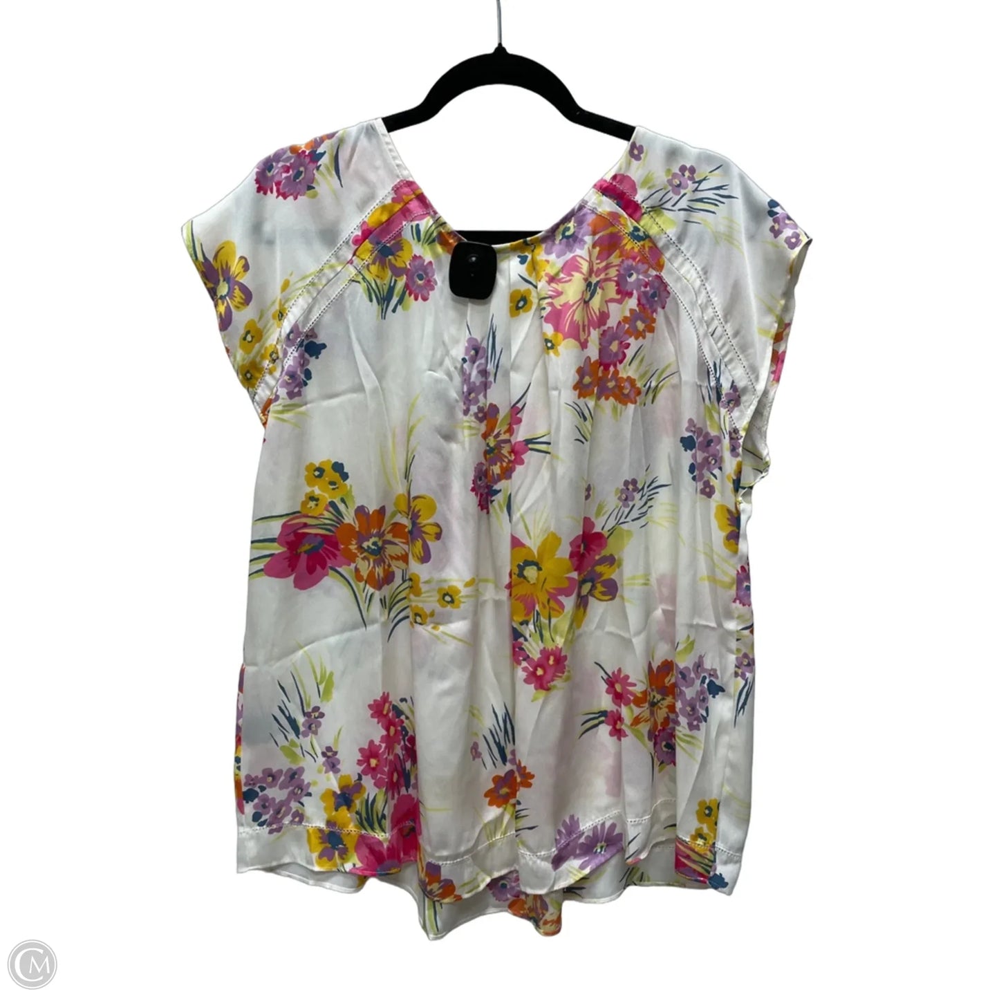 Blouse Sleeveless By Rafaella In Floral Print, Size: 2x