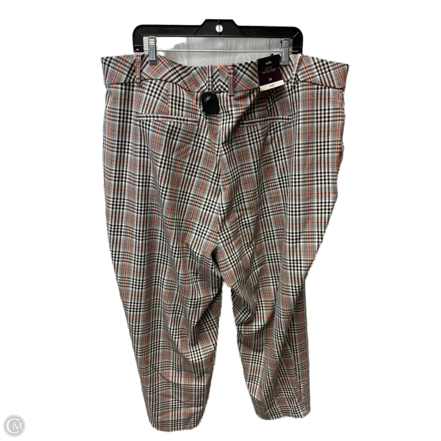 Pants Other By Ava & Viv In Plaid Pattern, Size: 24