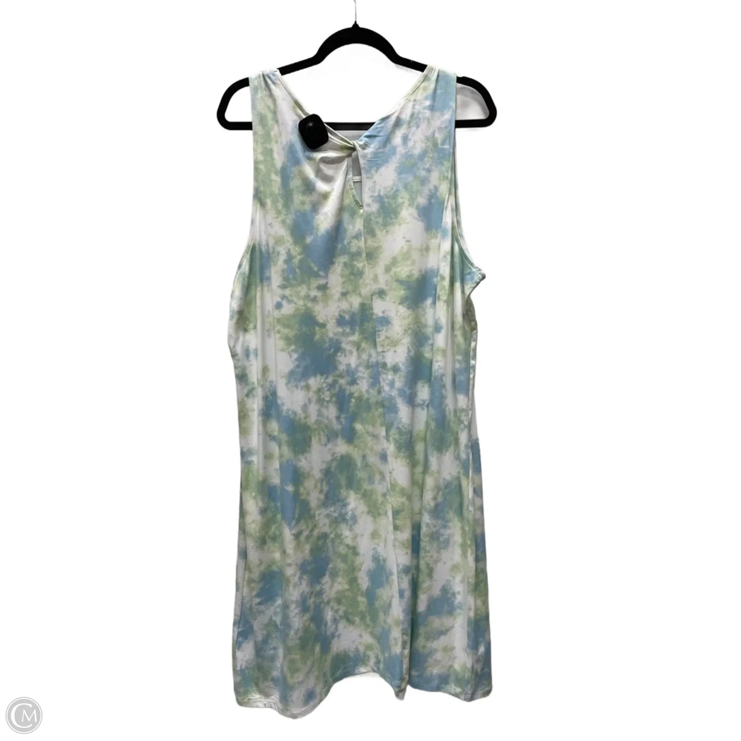 Dress Casual Short By Market & Spruce In Blue & White, Size: 3x