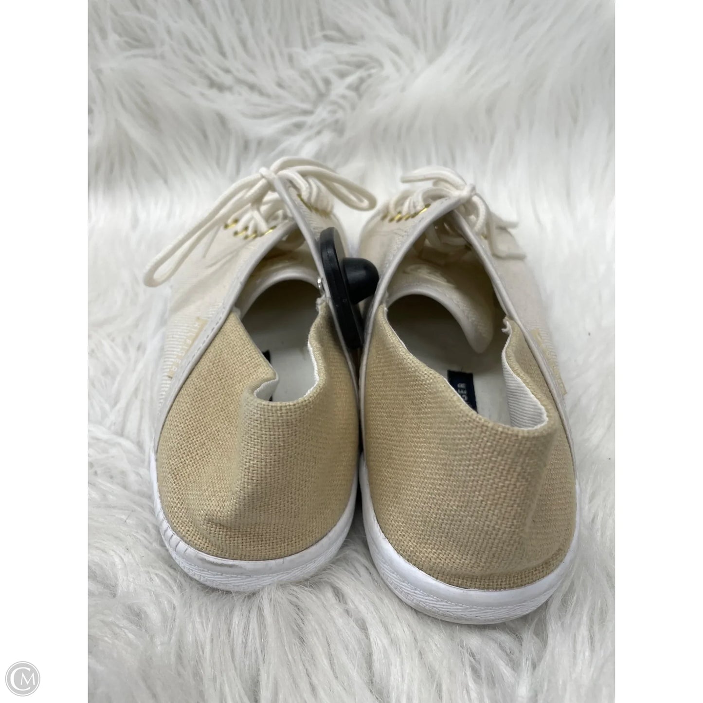 Shoes Sneakers By Tommy Hilfiger In Tan & White, Size: 8.5