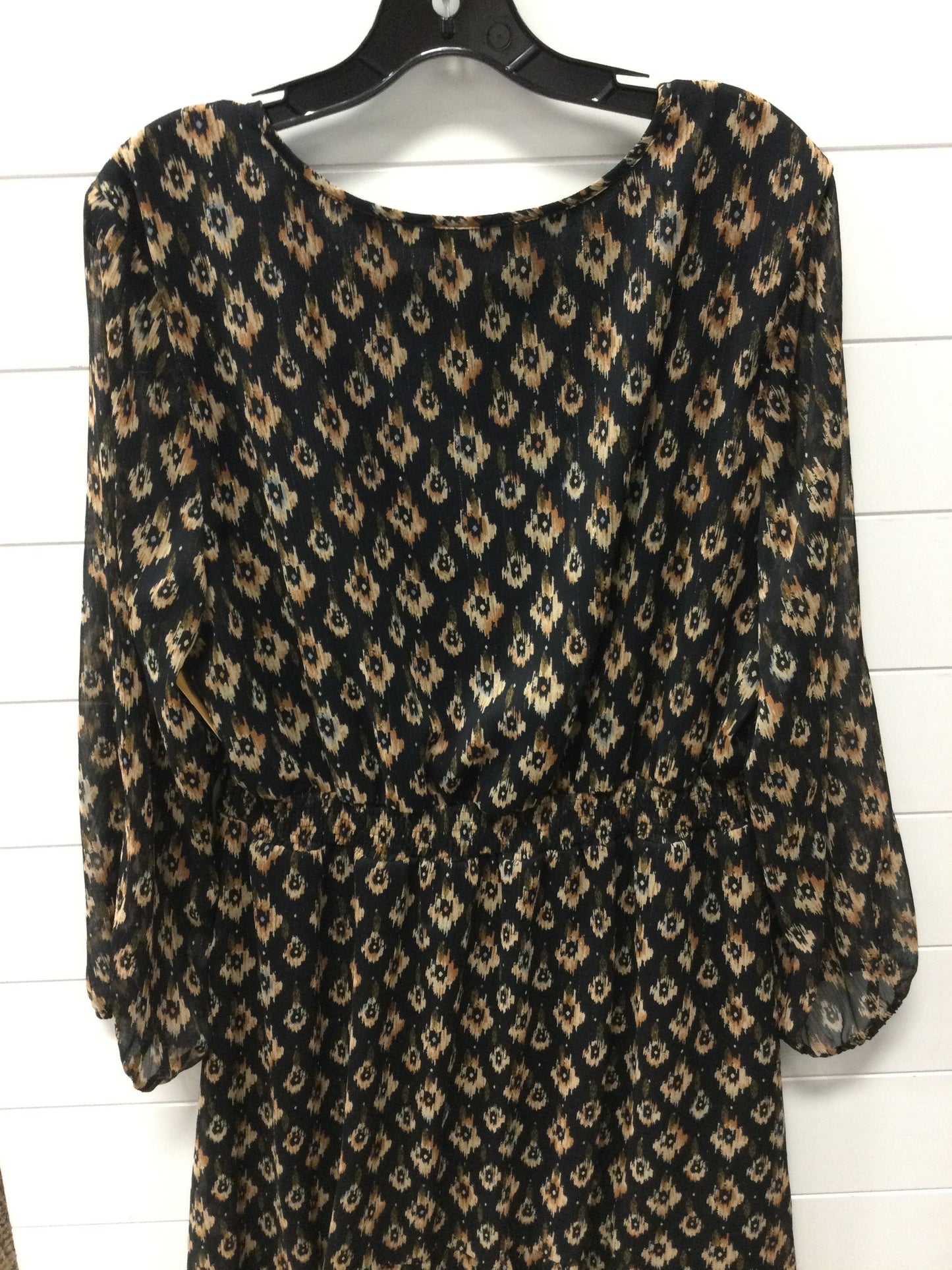 Dress Casual Midi By Maurices In Black, Size:Xl