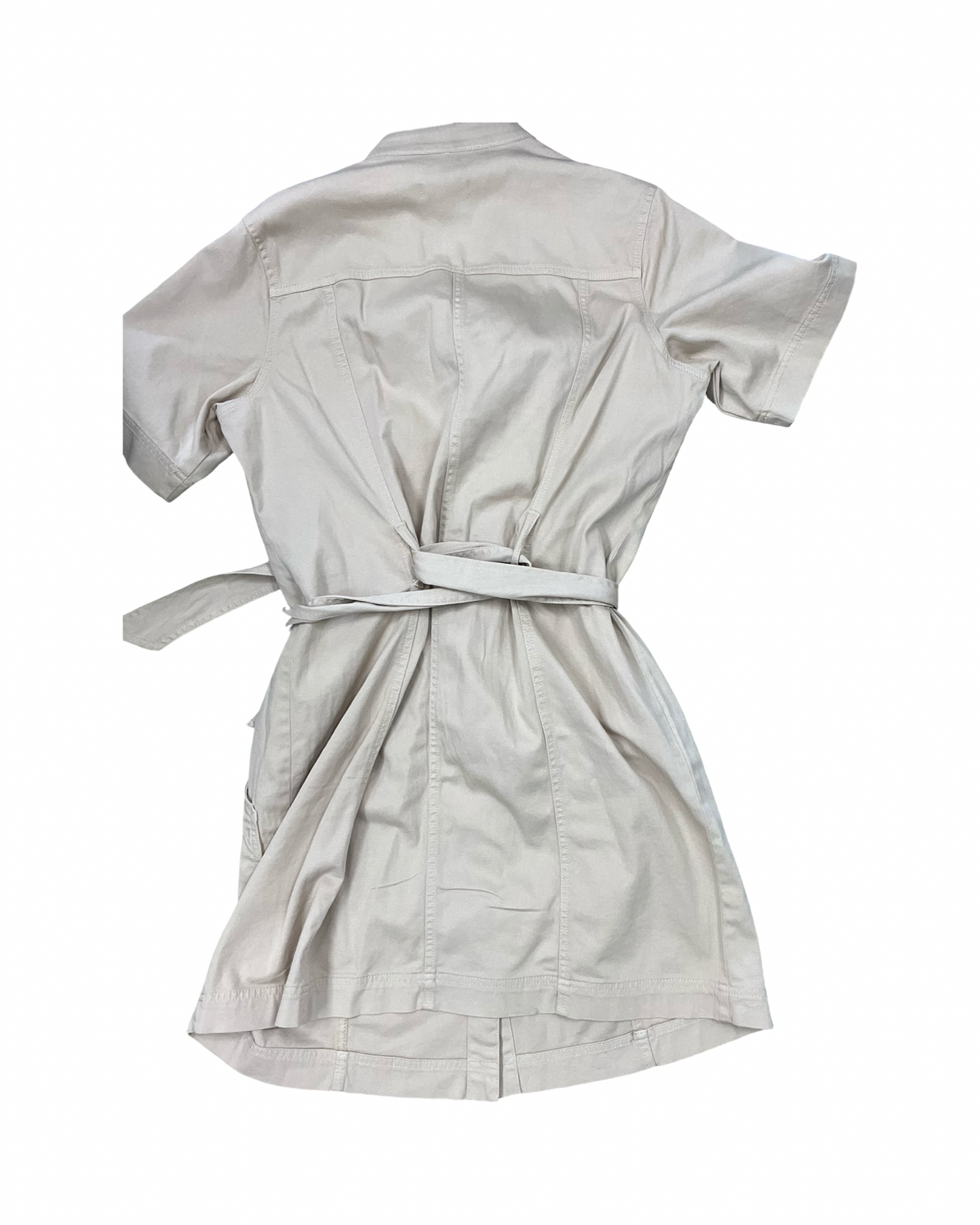 Dress Casual Midi By Knox Rose In Tan, Size:L