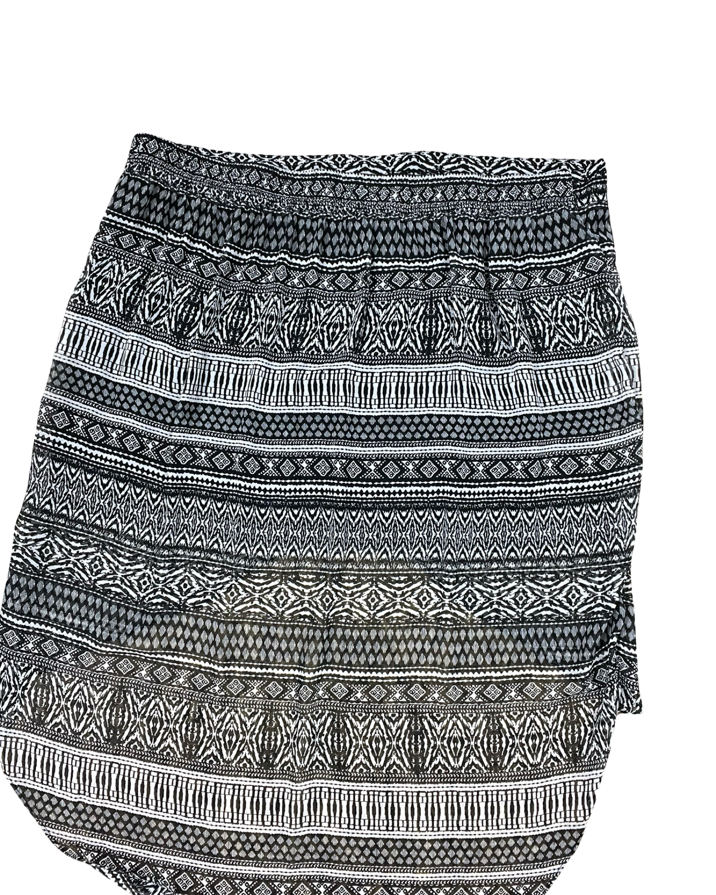 Skirt Midi By Maurices In Black & White, Size:3X