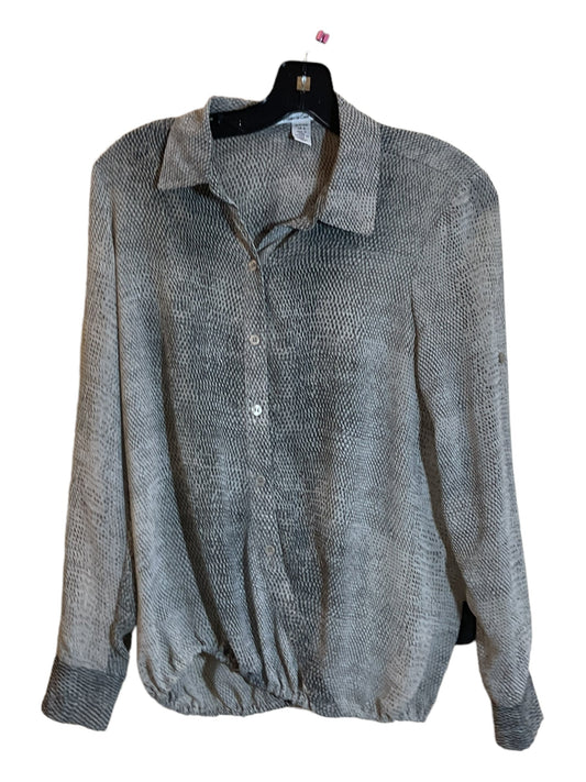 Blouse Long Sleeve By Kenneth Cole Reaction  Size: S